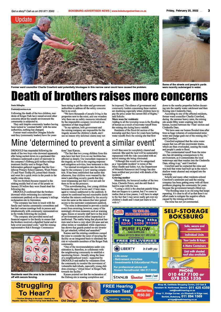 Boksburg Advertiser 25 February 2022 page 3