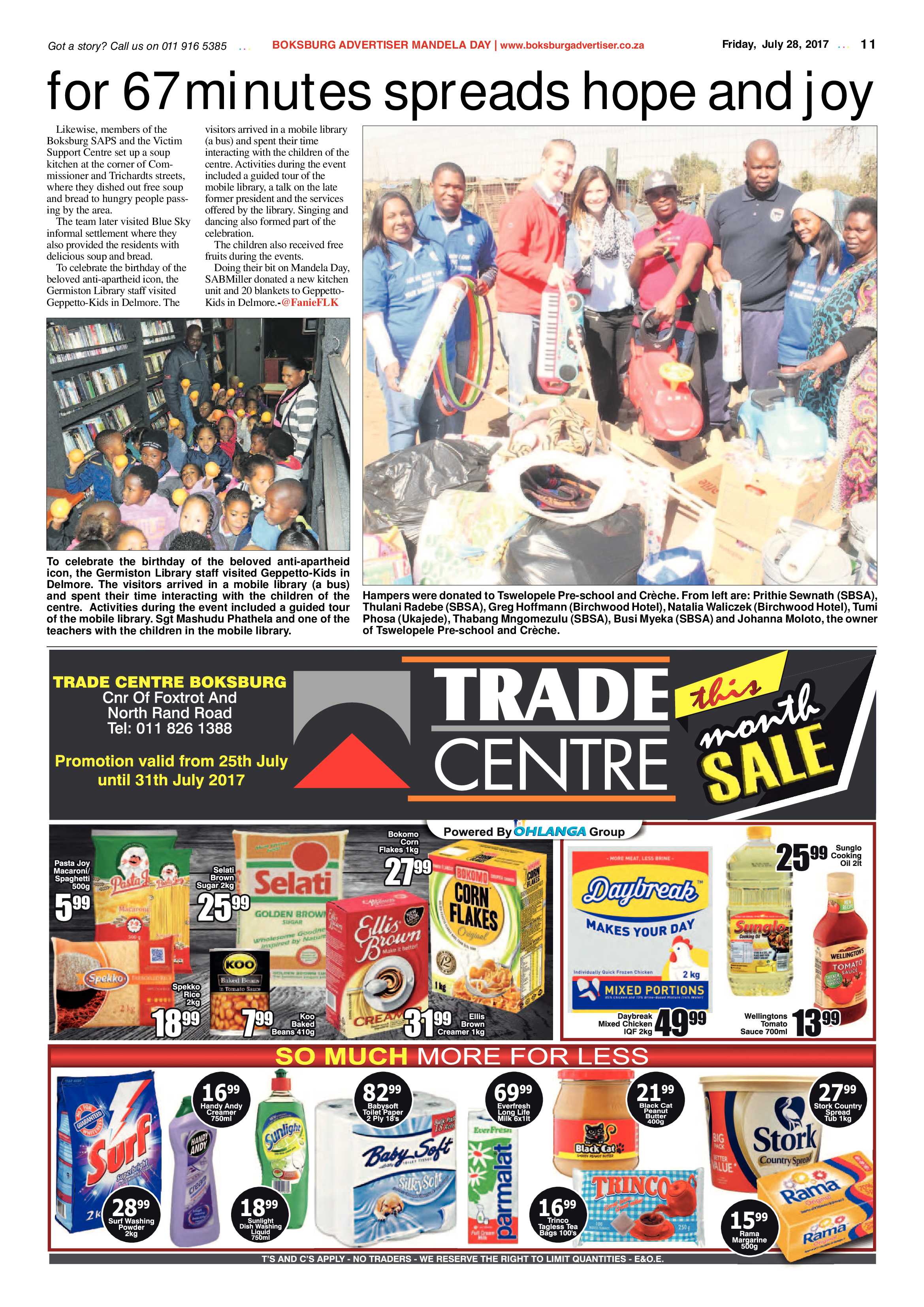 Boksburg Advertiser 25 July 2017 page 11