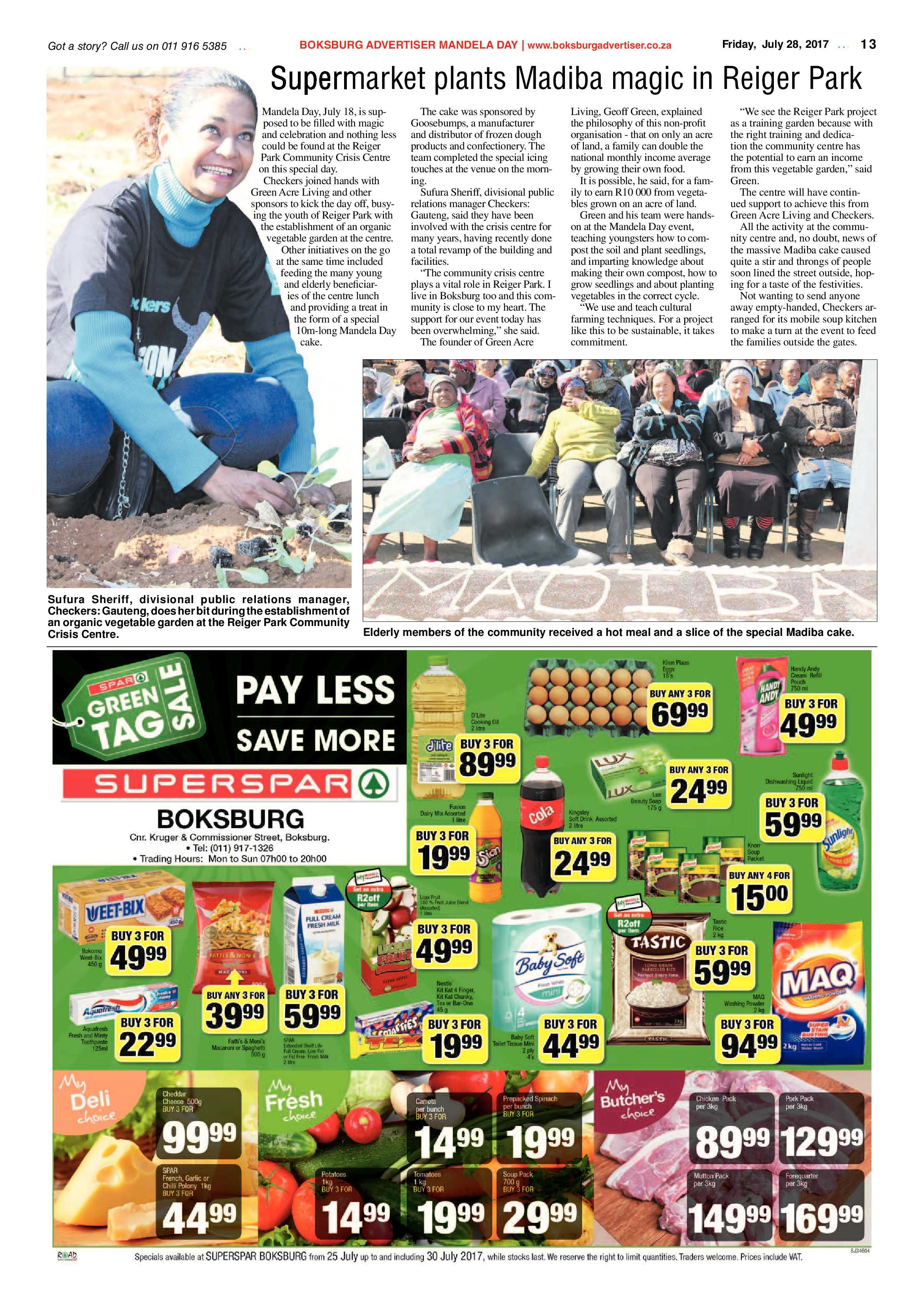 Boksburg Advertiser 25 July 2017 page 13