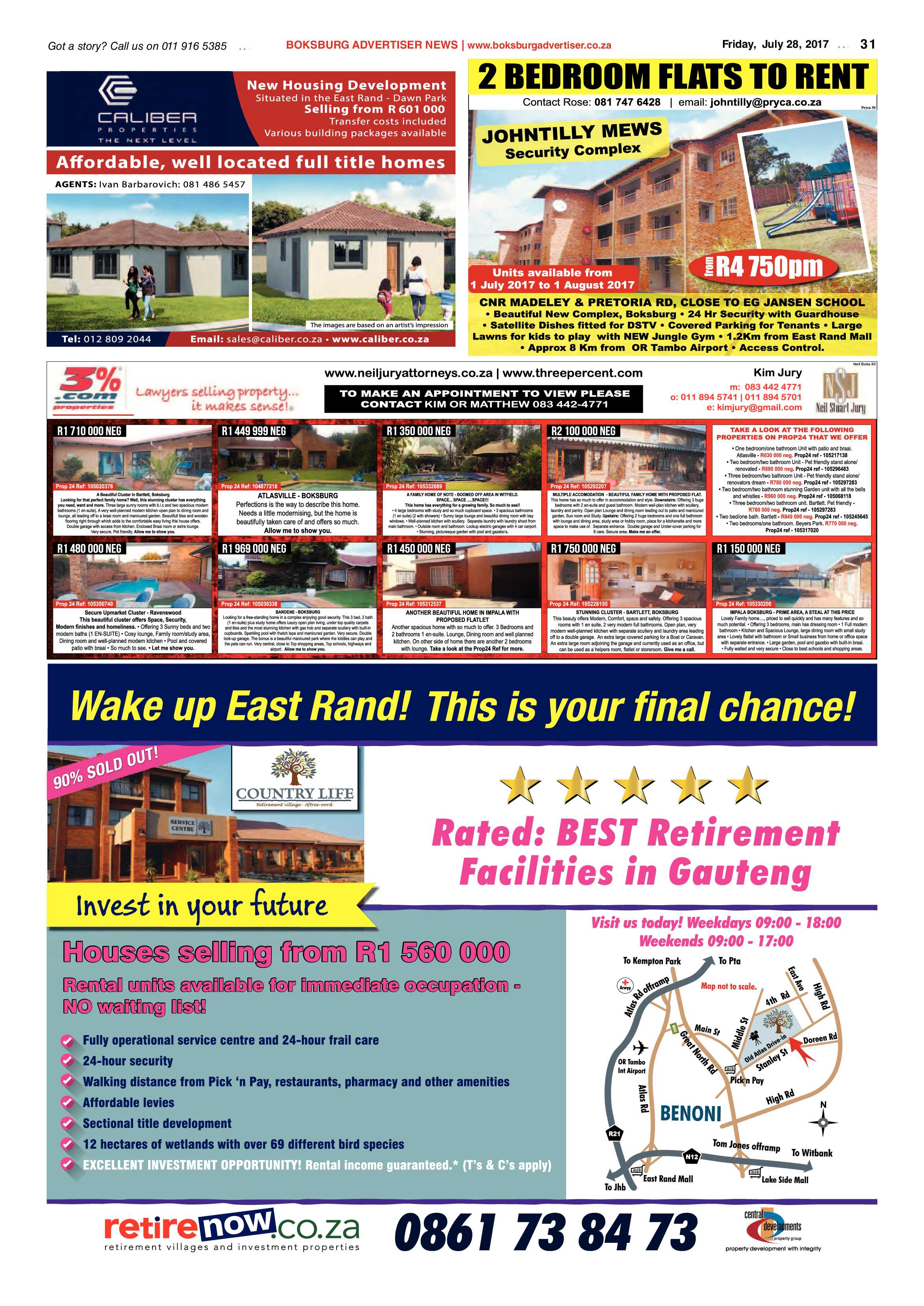 Boksburg Advertiser 25 July 2017 page 31