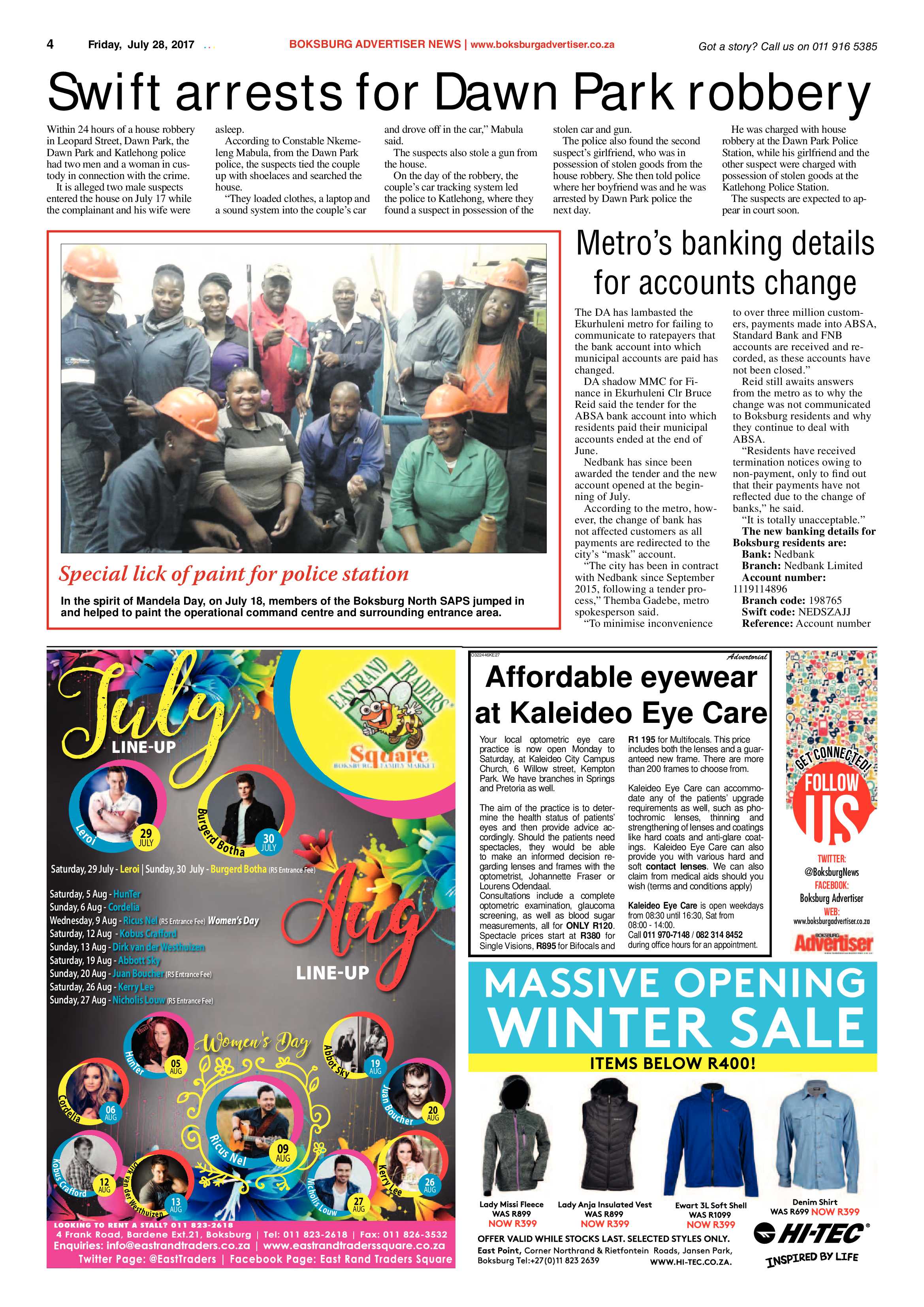 Boksburg Advertiser 25 July 2017 page 4