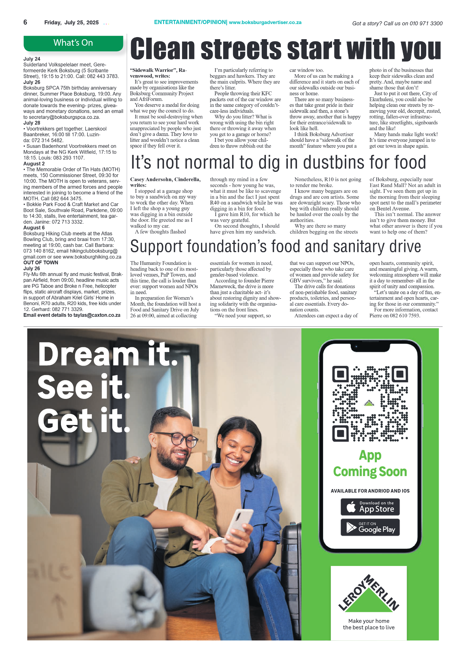 Boksburg Advertiser 25 July 2025 page 6