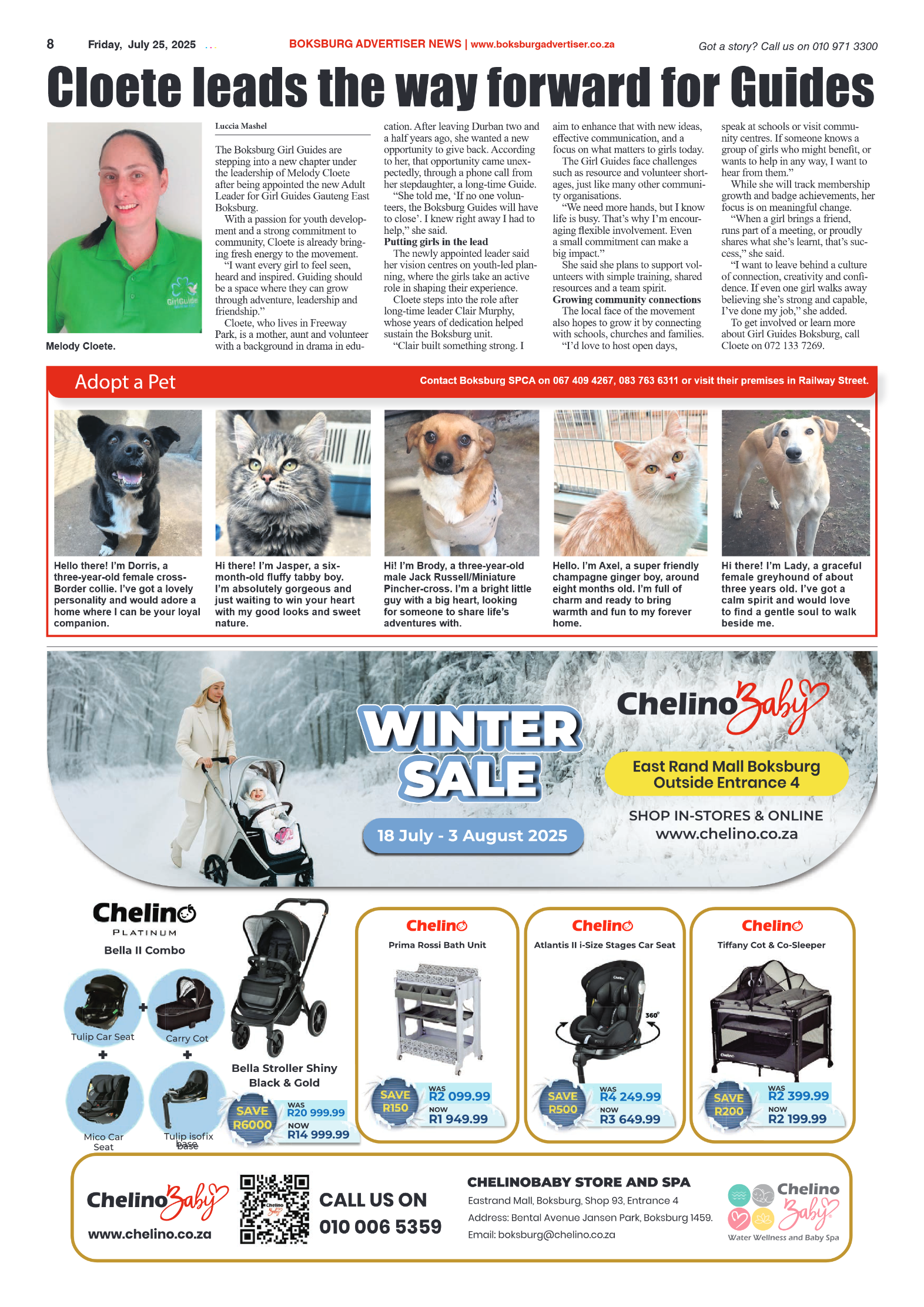 Boksburg Advertiser 25 July 2025 page 8