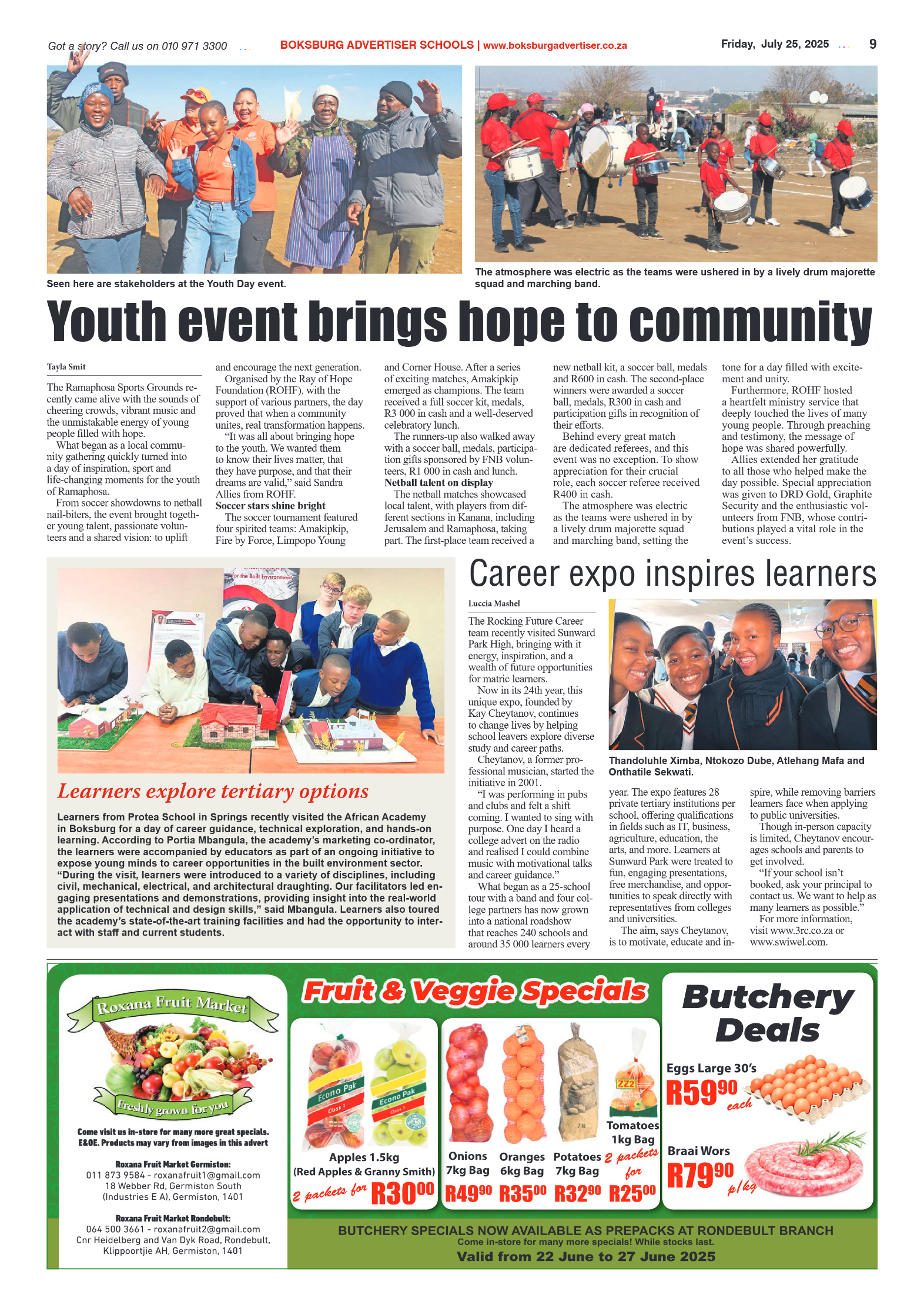 Boksburg Advertiser 25 July 2025 page 9