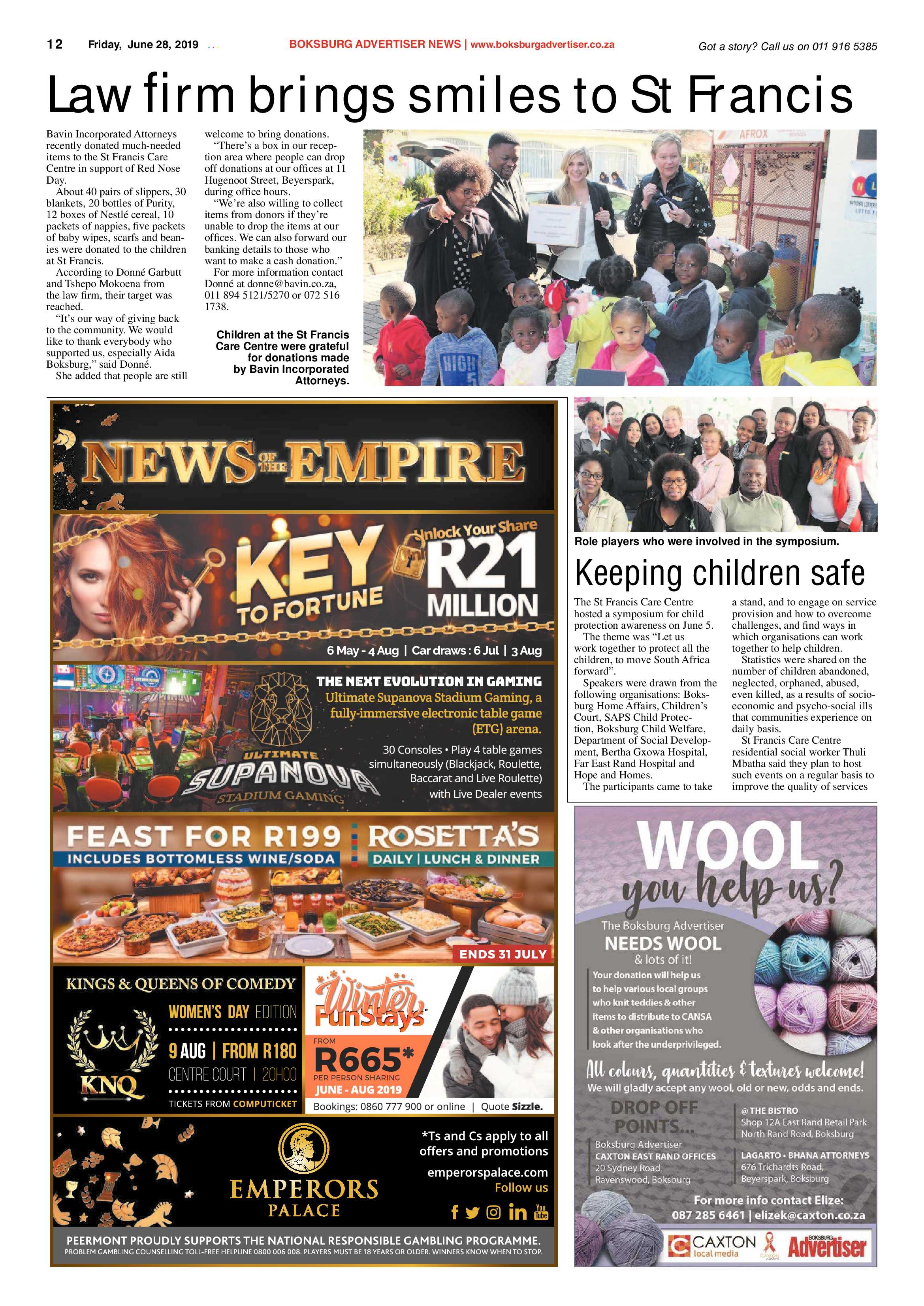 Boksburg Advertiser 25 June 2019 page 12