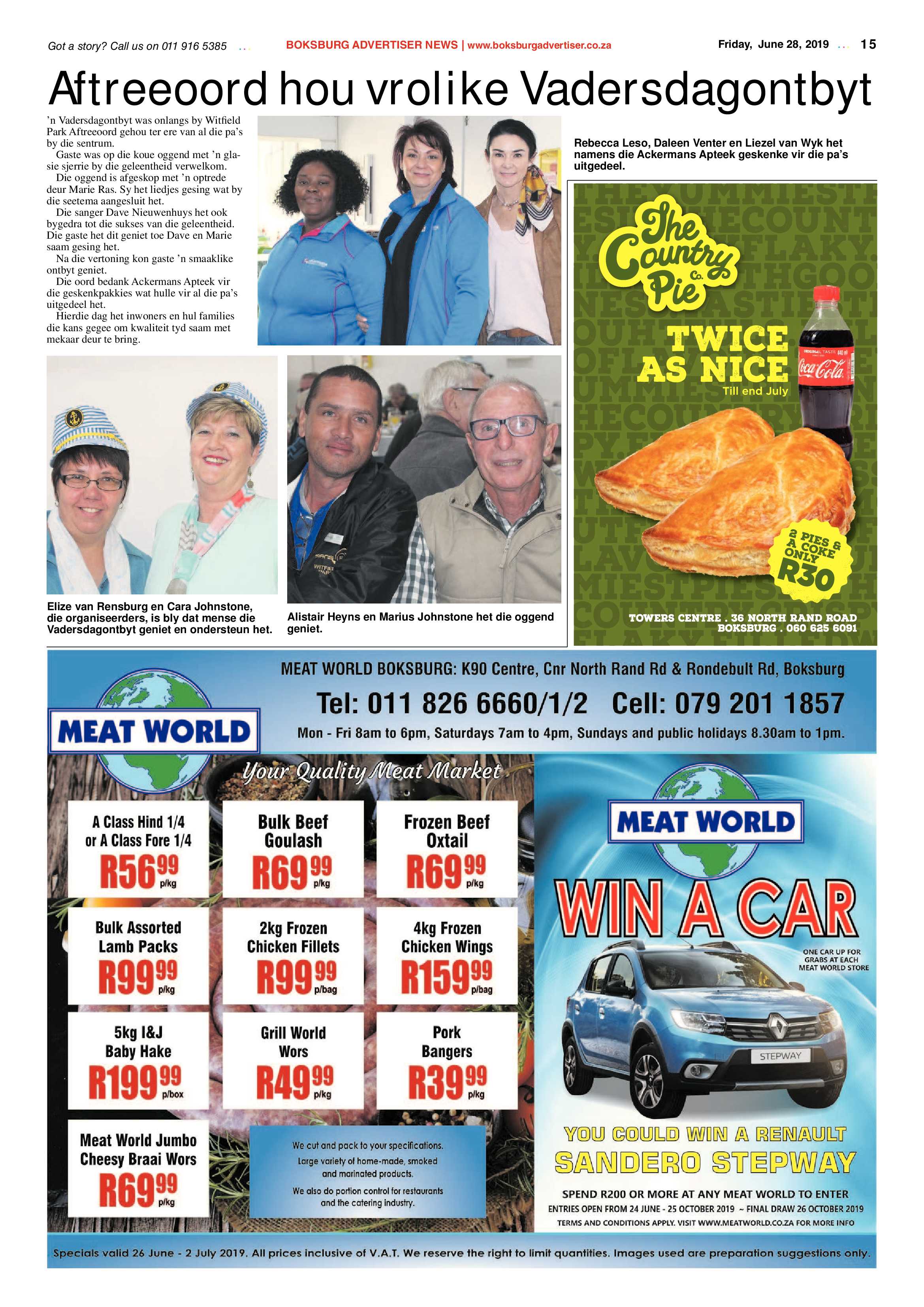 Boksburg Advertiser 25 June 2019 page 15