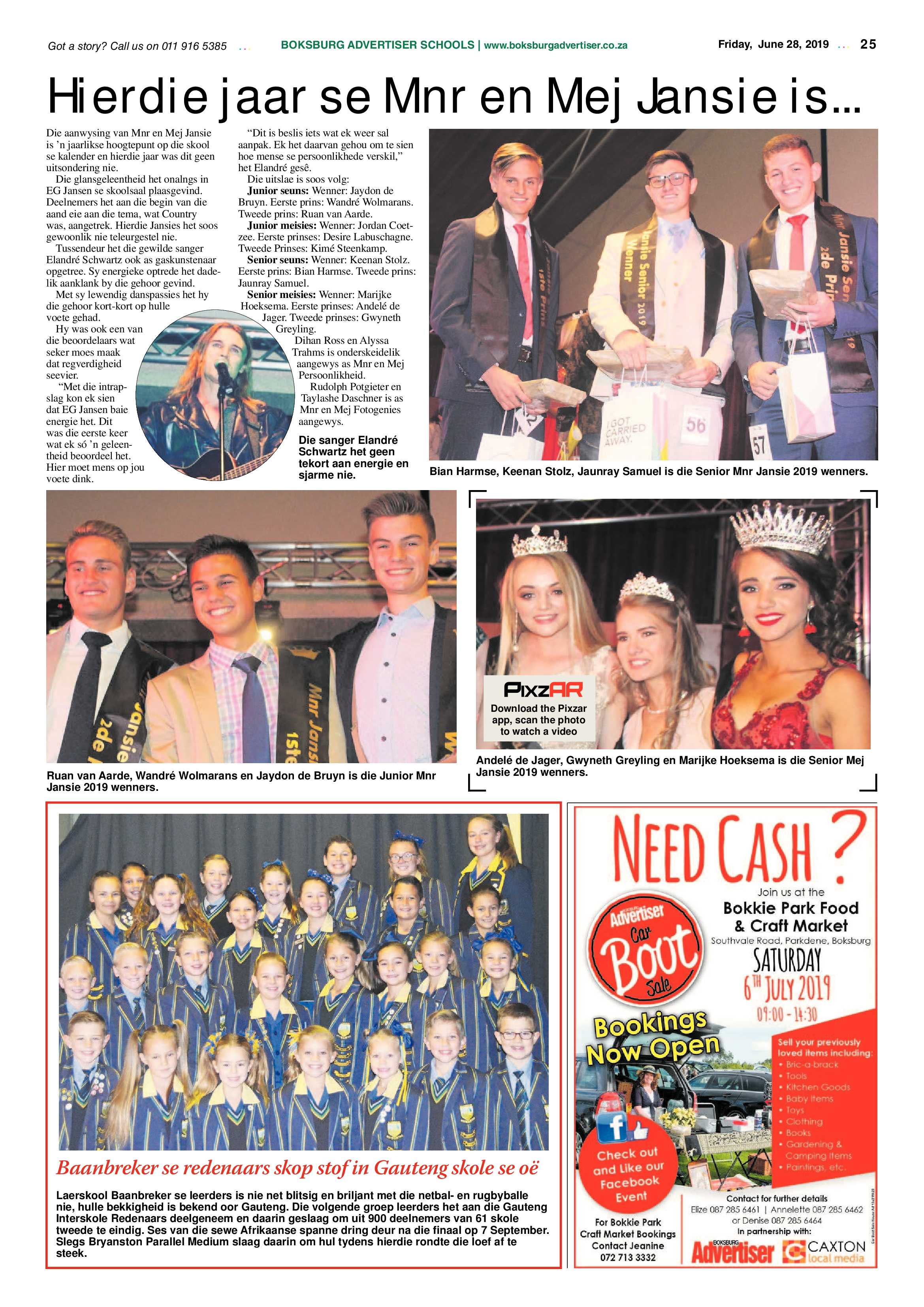 Boksburg Advertiser 25 June 2019 page 25