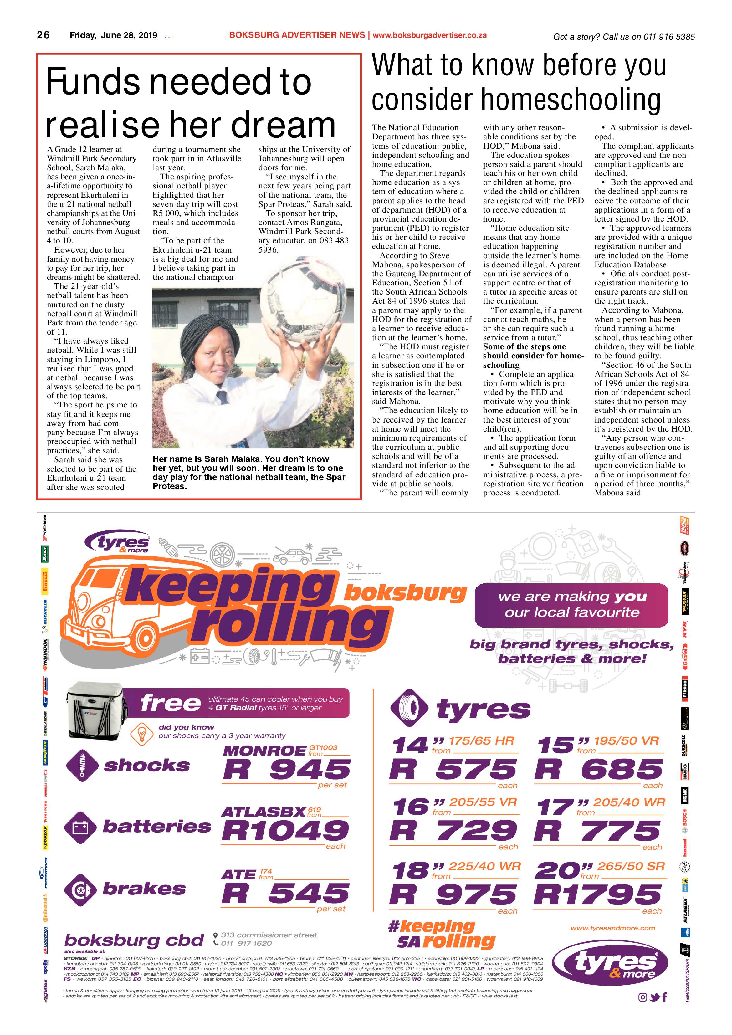 Boksburg Advertiser 25 June 2019 page 26