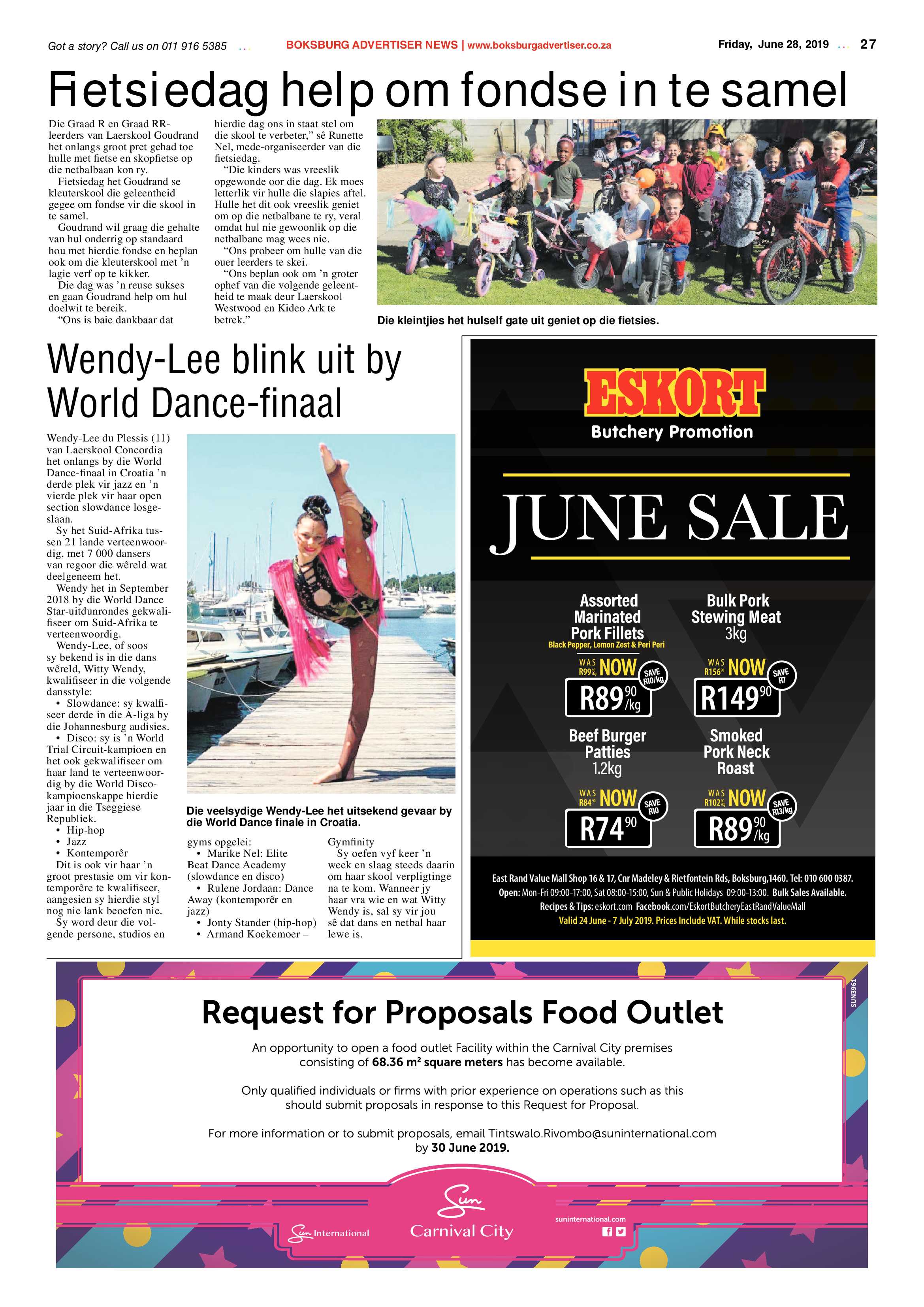 Boksburg Advertiser 25 June 2019 page 27