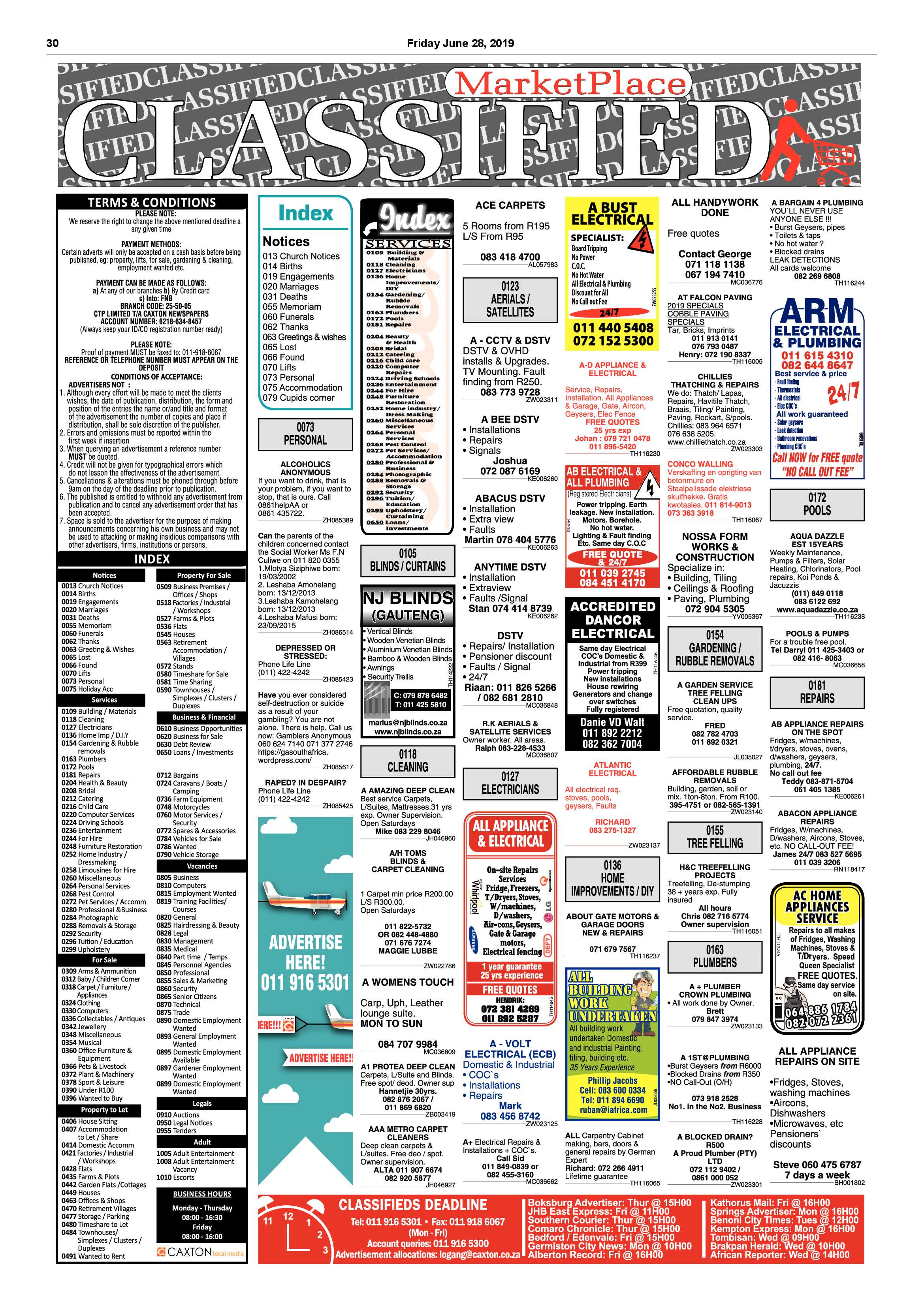 Boksburg Advertiser 25 June 2019 page 30