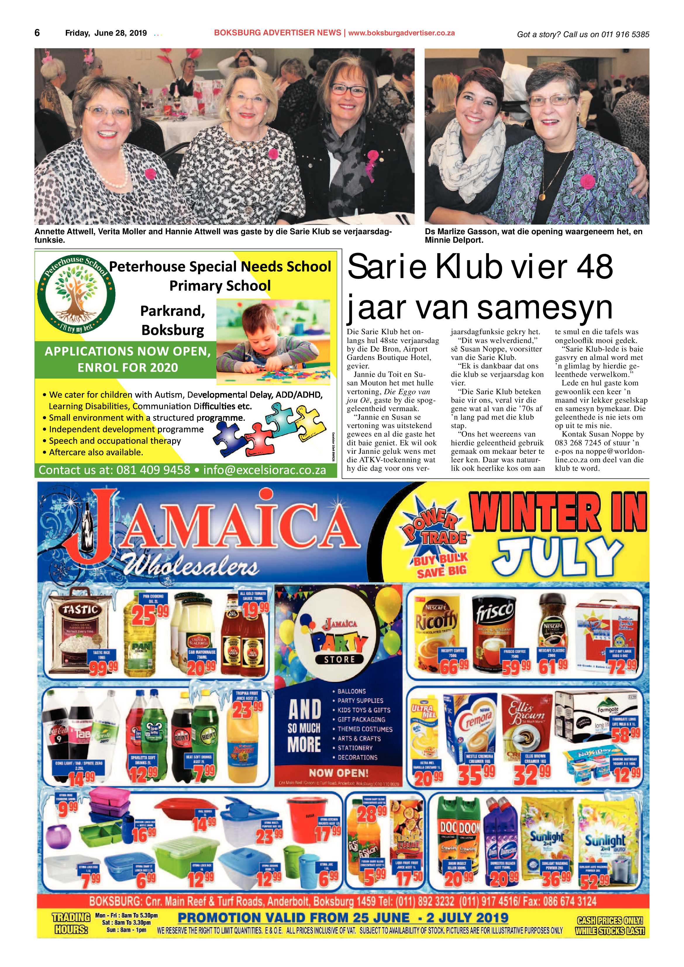 Boksburg Advertiser 25 June 2019 page 6