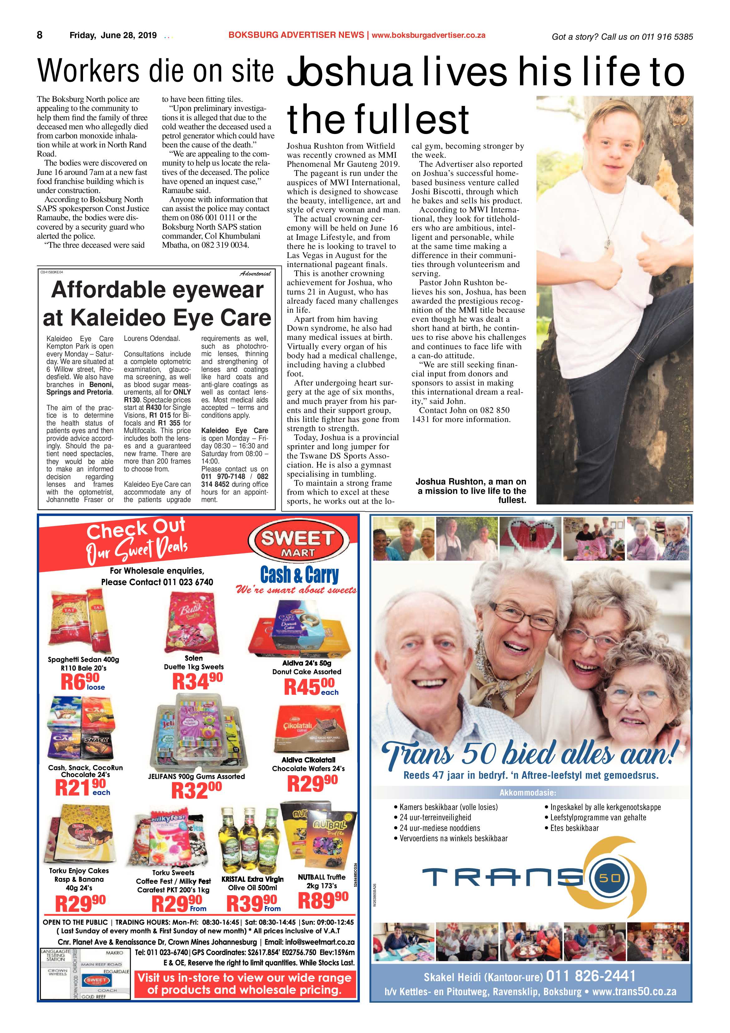 Boksburg Advertiser 25 June 2019 page 8