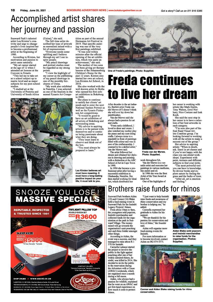 Boksburg Advertiser 25 June 2021 page 10