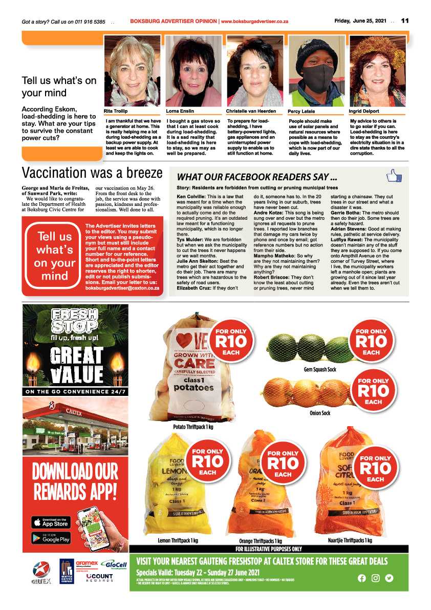 Boksburg Advertiser 25 June 2021 page 11