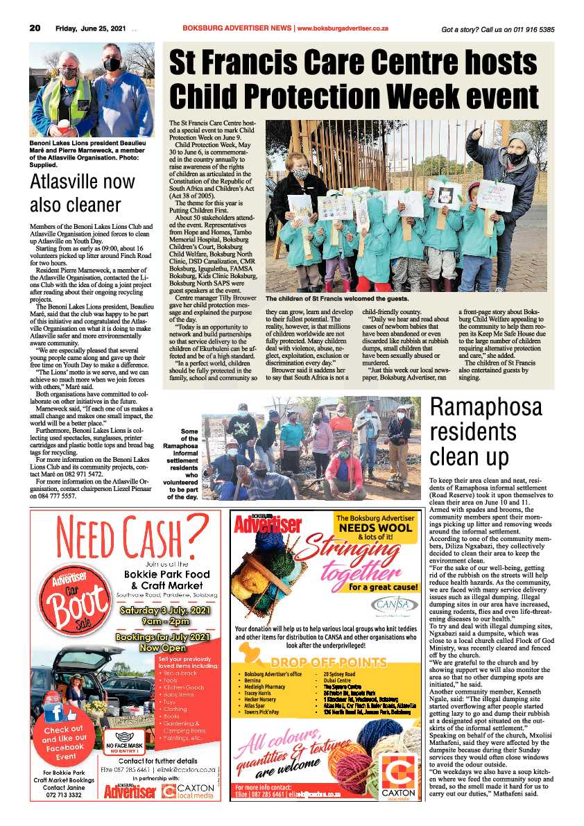 Boksburg Advertiser 25 June 2021 page 20