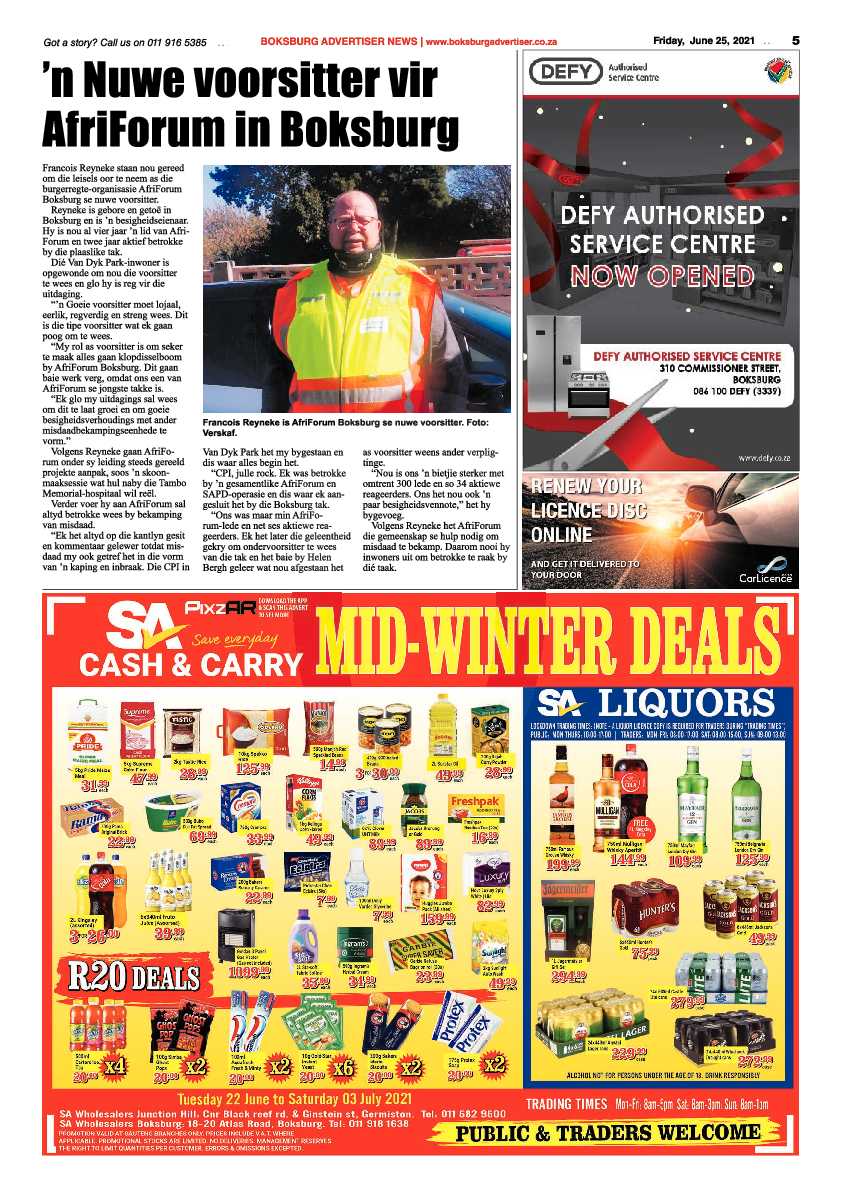 Boksburg Advertiser 25 June 2021 page 5