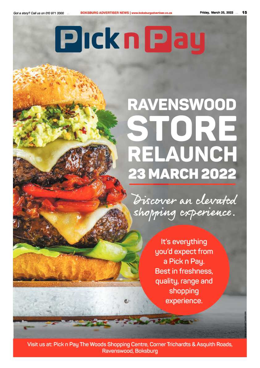Boksburg Advertiser 25 March 2022 page 15