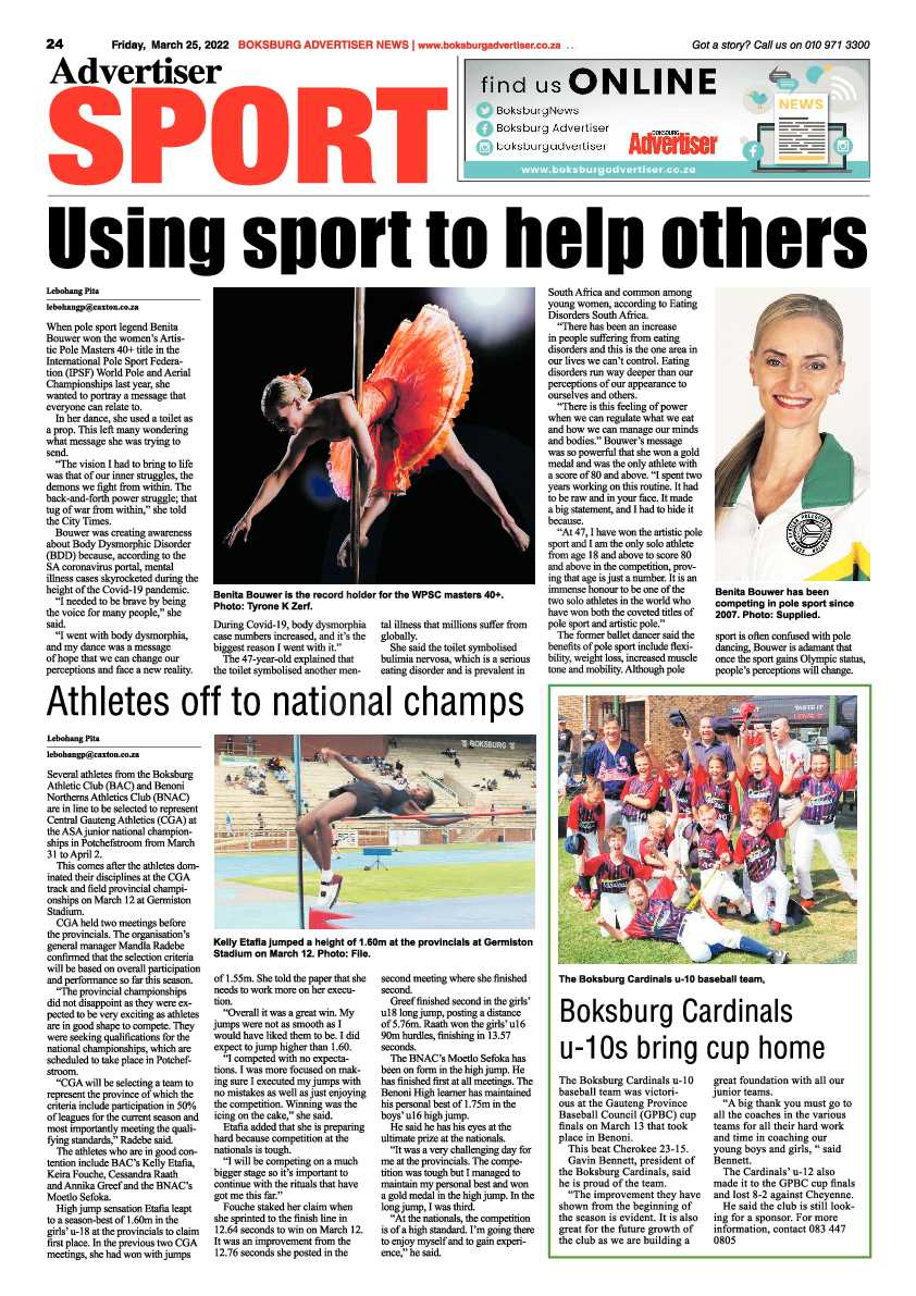 Boksburg Advertiser 25 March 2022 page 24