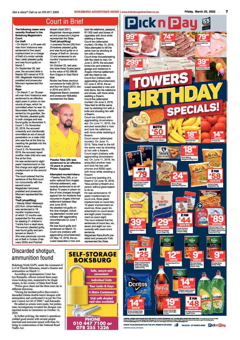 Boksburg Advertiser 25 March 2022 page 7