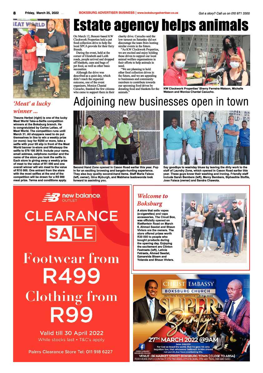 Boksburg Advertiser 25 March 2022 page 8