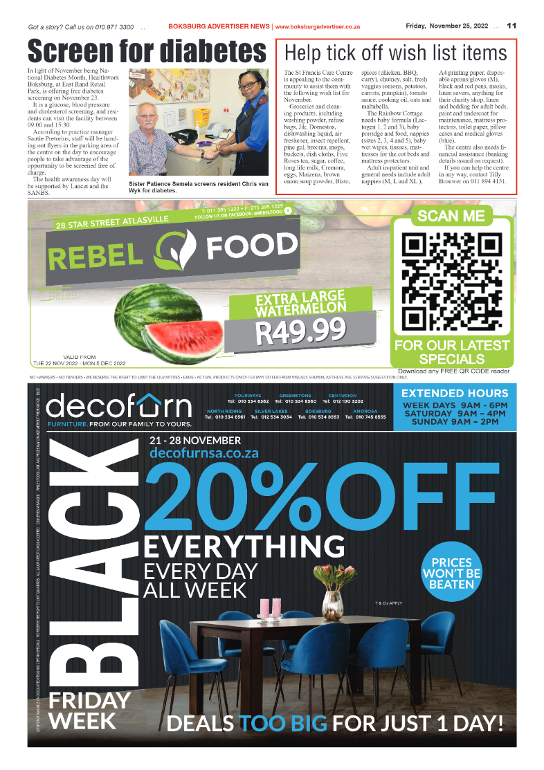Boksburg Advertiser 25 Nov 2022 page 11