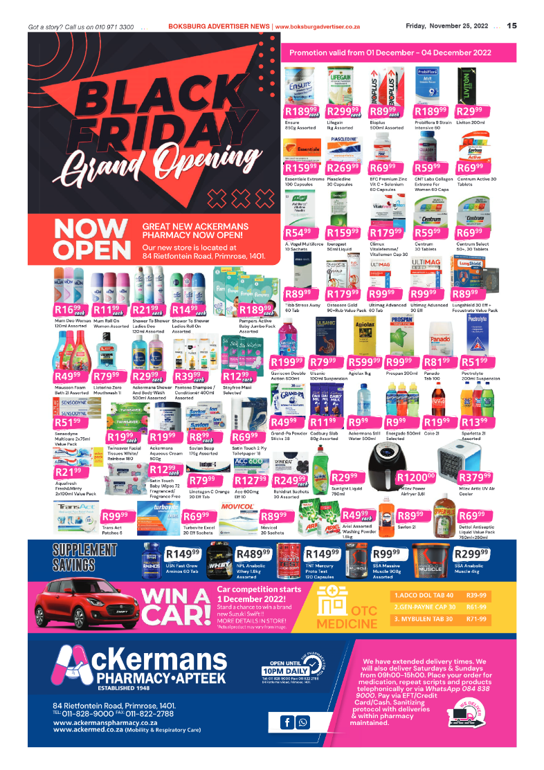 Boksburg Advertiser 25 Nov 2022 page 15