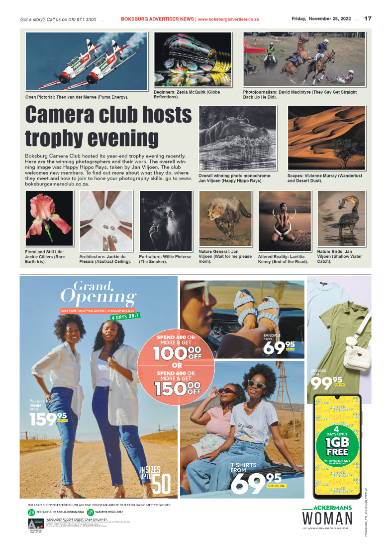 Boksburg Advertiser 25 Nov 2022 page 17