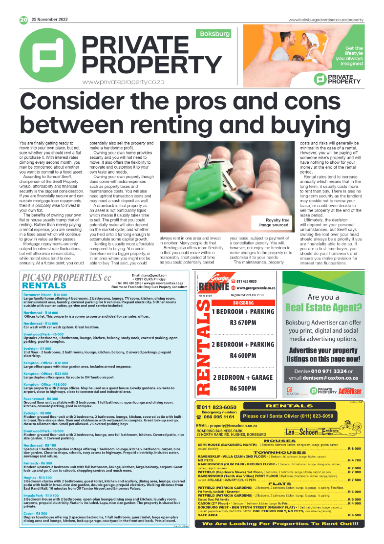 Boksburg Advertiser 25 Nov 2022 page 20