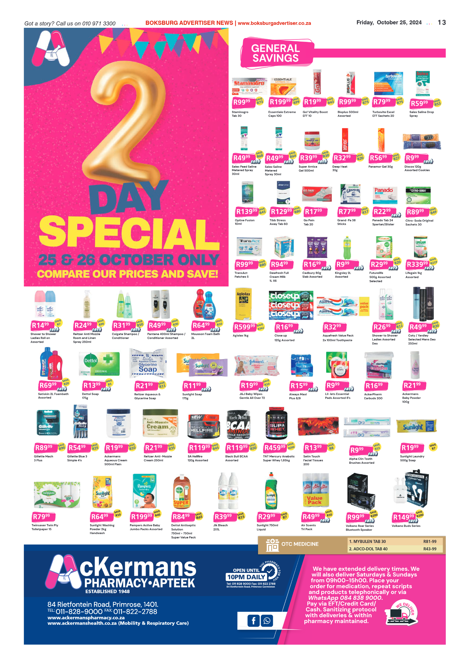 Boksburg Advertiser 25 October 2024 page 13