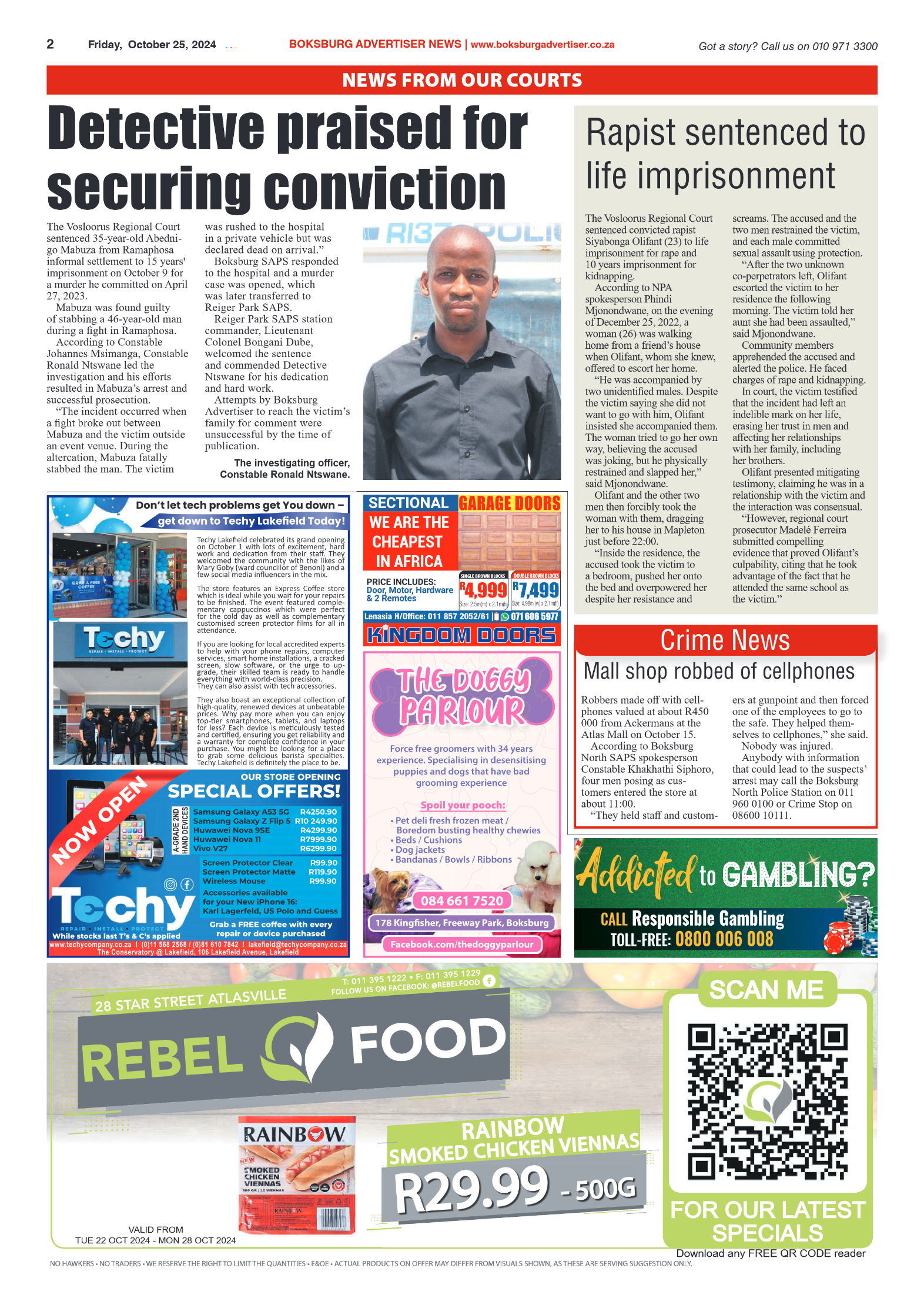 Boksburg Advertiser 25 October 2024 page 2