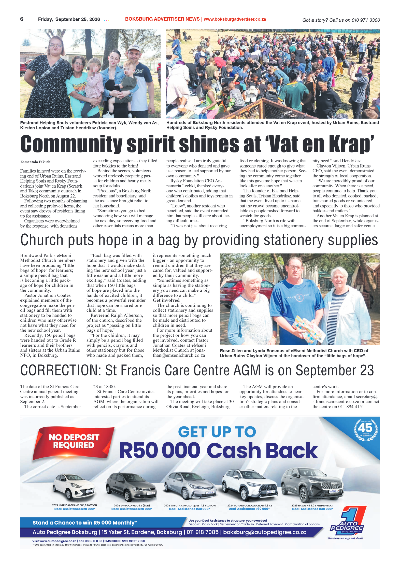 Boksburg Advertiser 25 September 2026 page 6