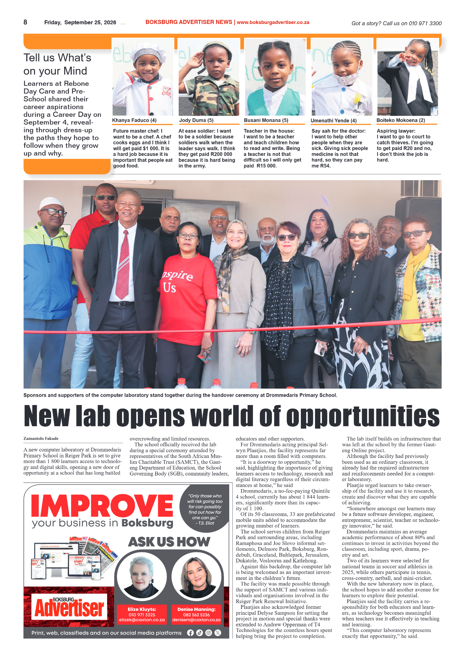 Boksburg Advertiser 25 September 2026 page 8