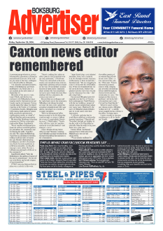 Boksburg Advertiser 25 September 2026