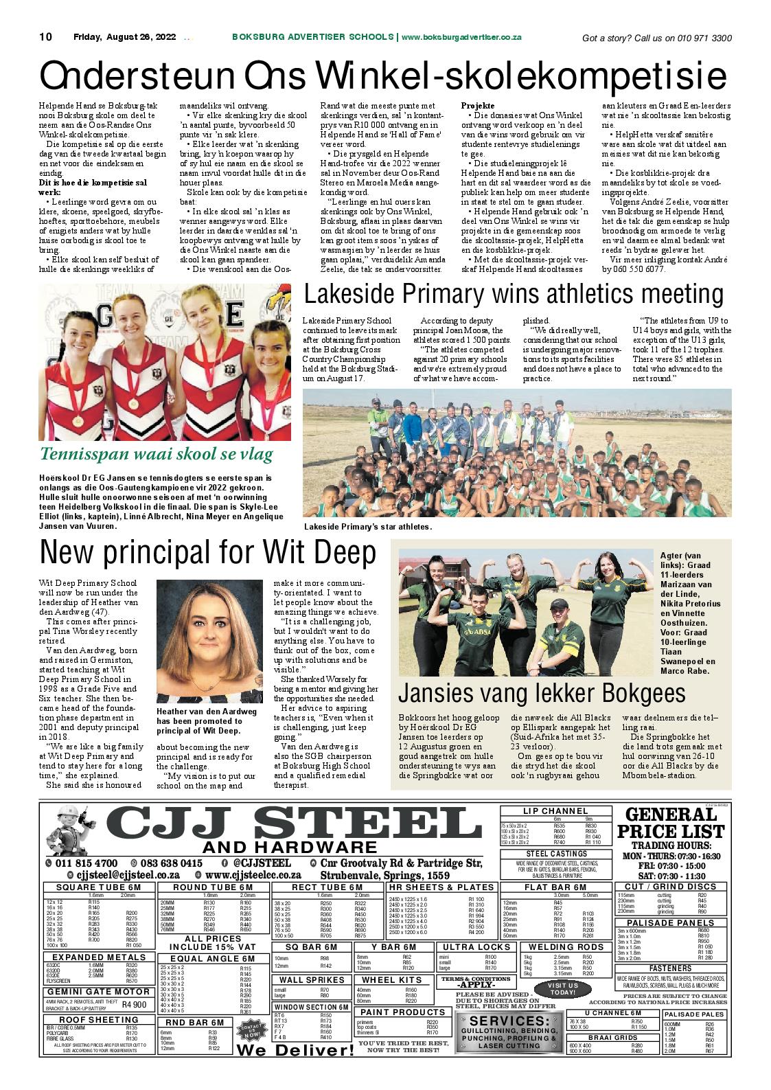 Boksburg Advertiser 26 August 2022 page 10