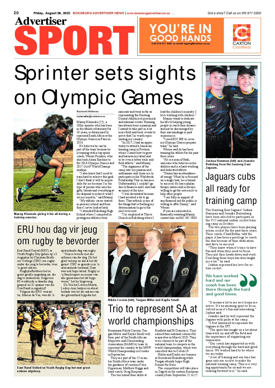 Boksburg Advertiser 26 August 2022 page 20