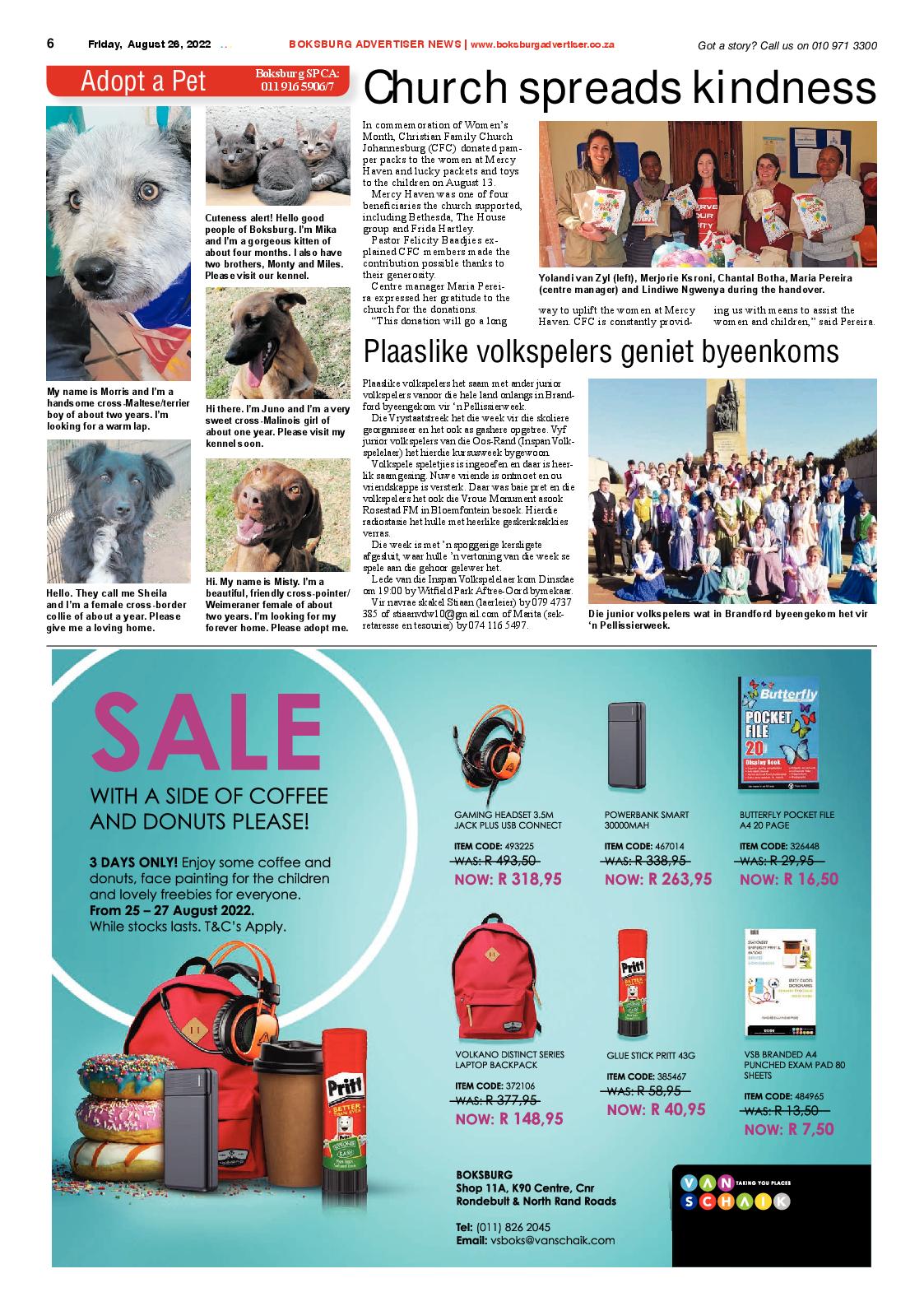 Boksburg Advertiser 26 August 2022 page 6