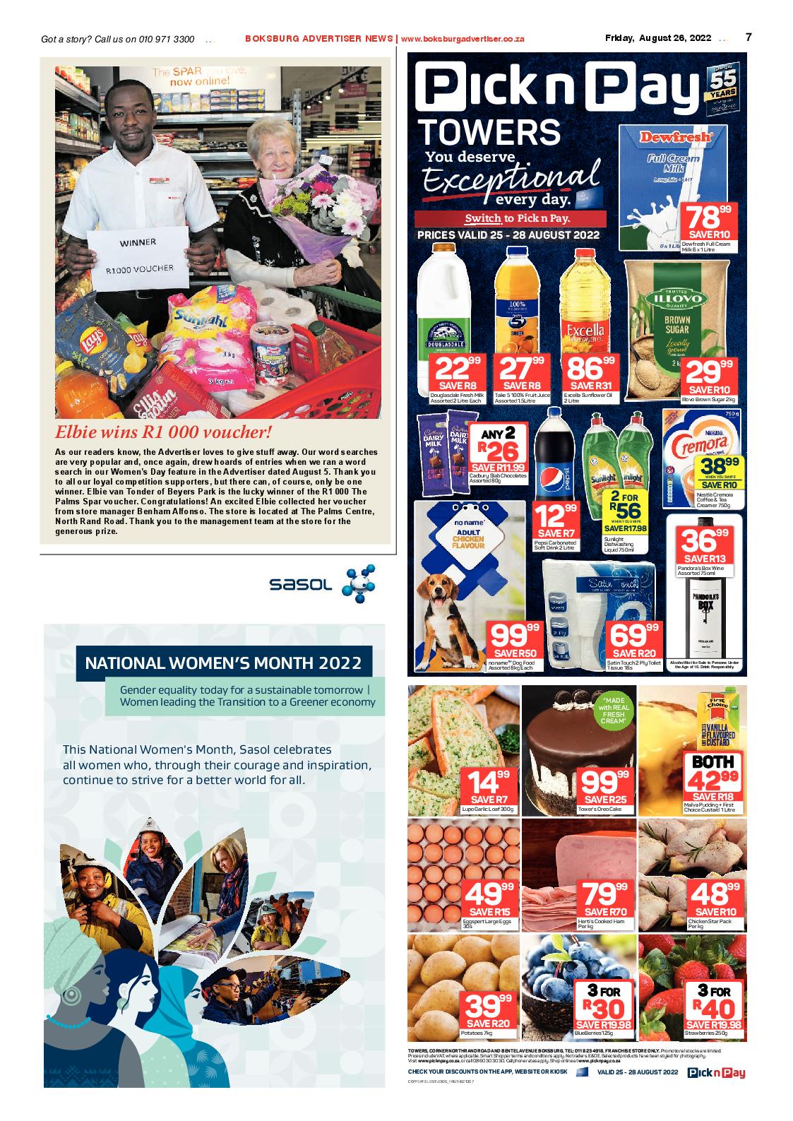 Boksburg Advertiser 26 August 2022 page 7