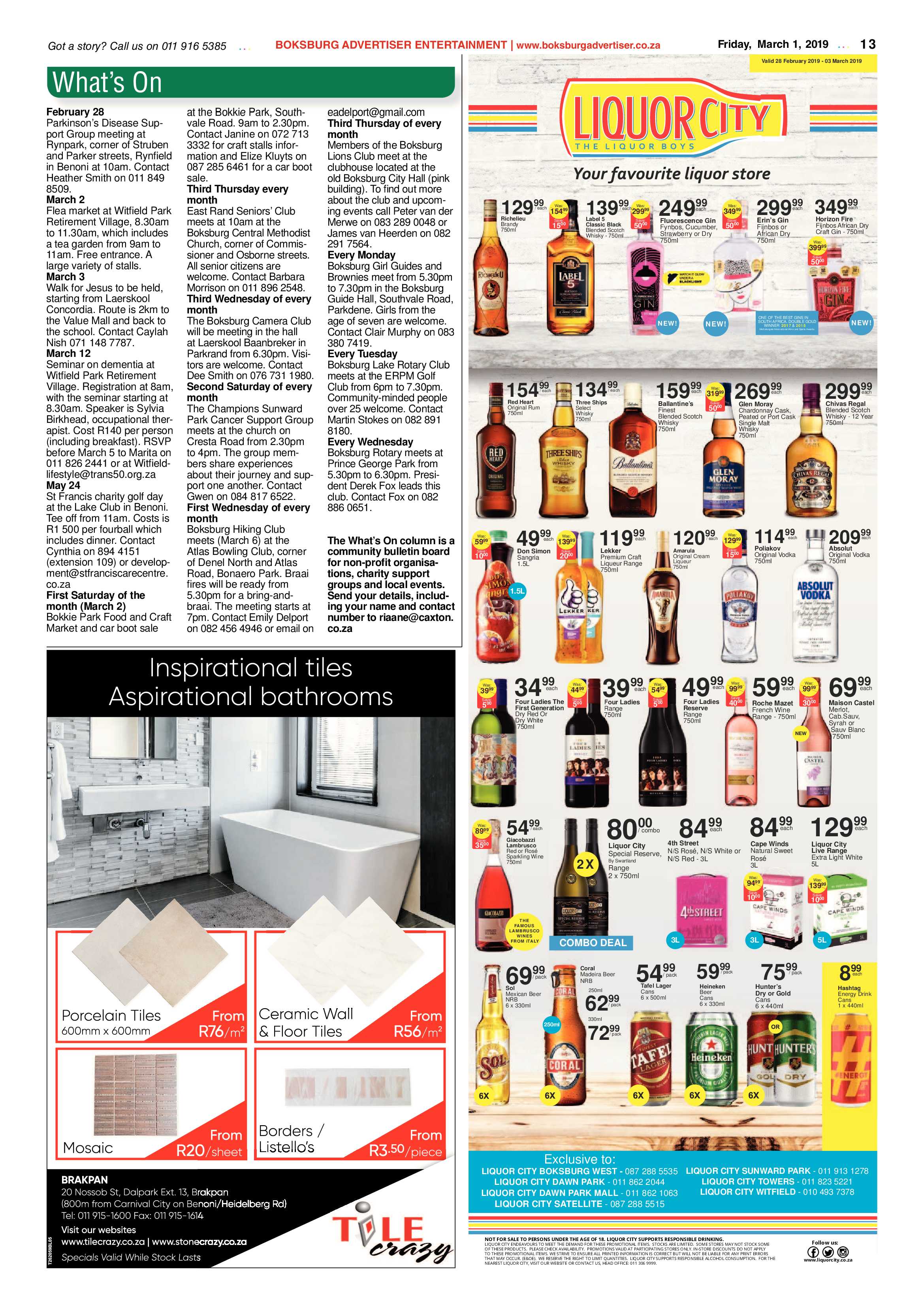 Boksburg Advertiser 26 February 2019 page 13