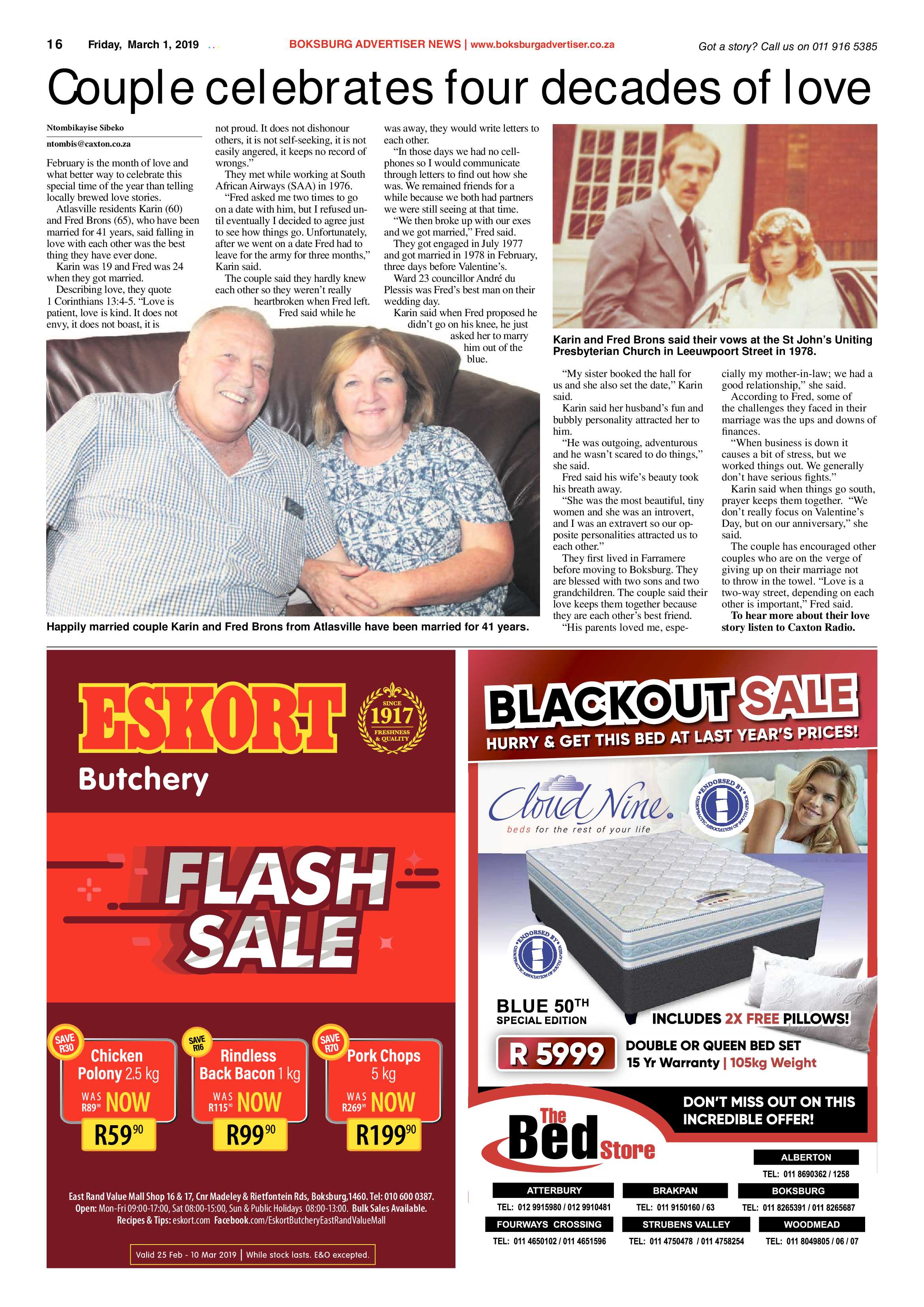 Boksburg Advertiser 26 February 2019 page 16