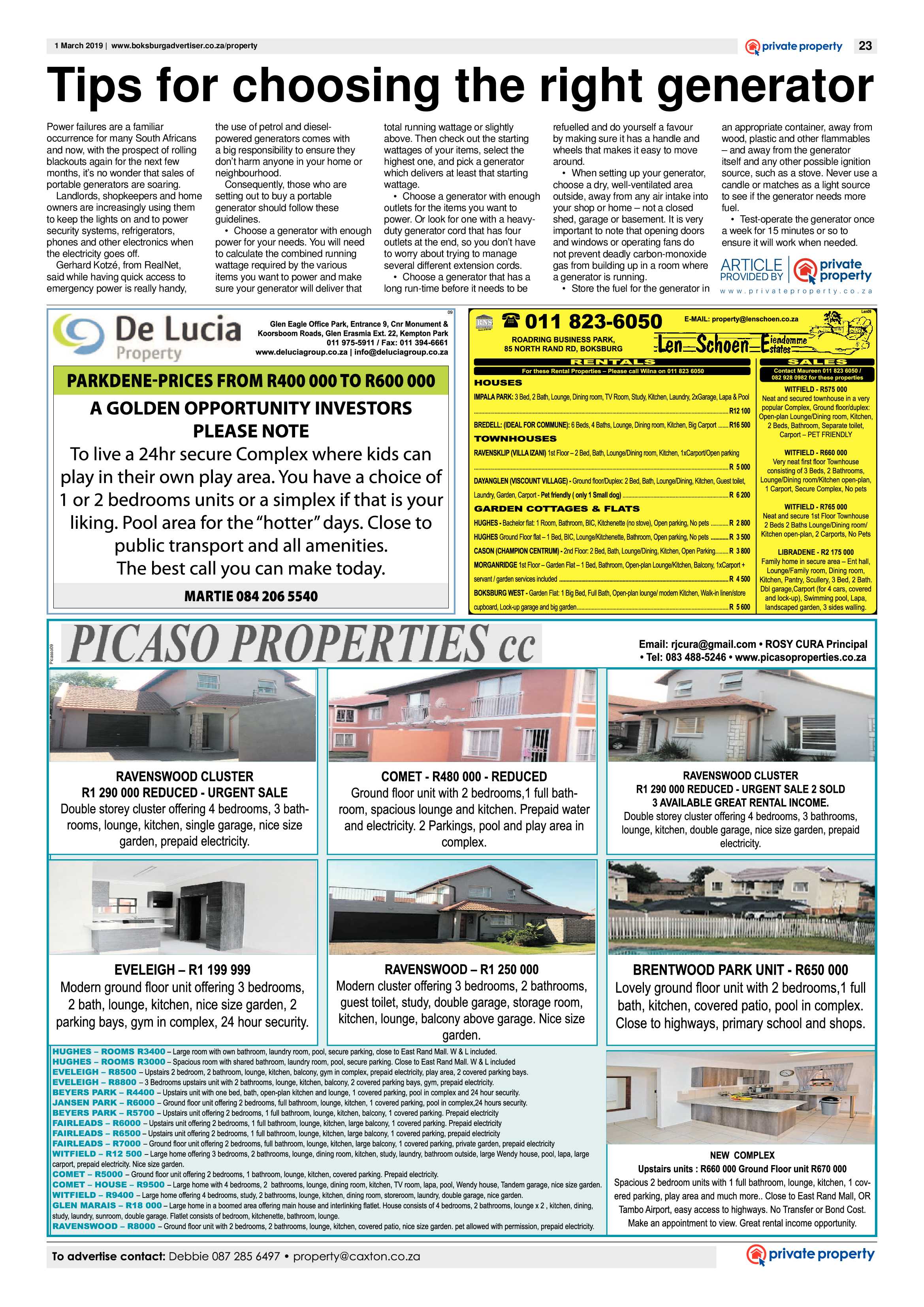 Boksburg Advertiser 26 February 2019 page 23