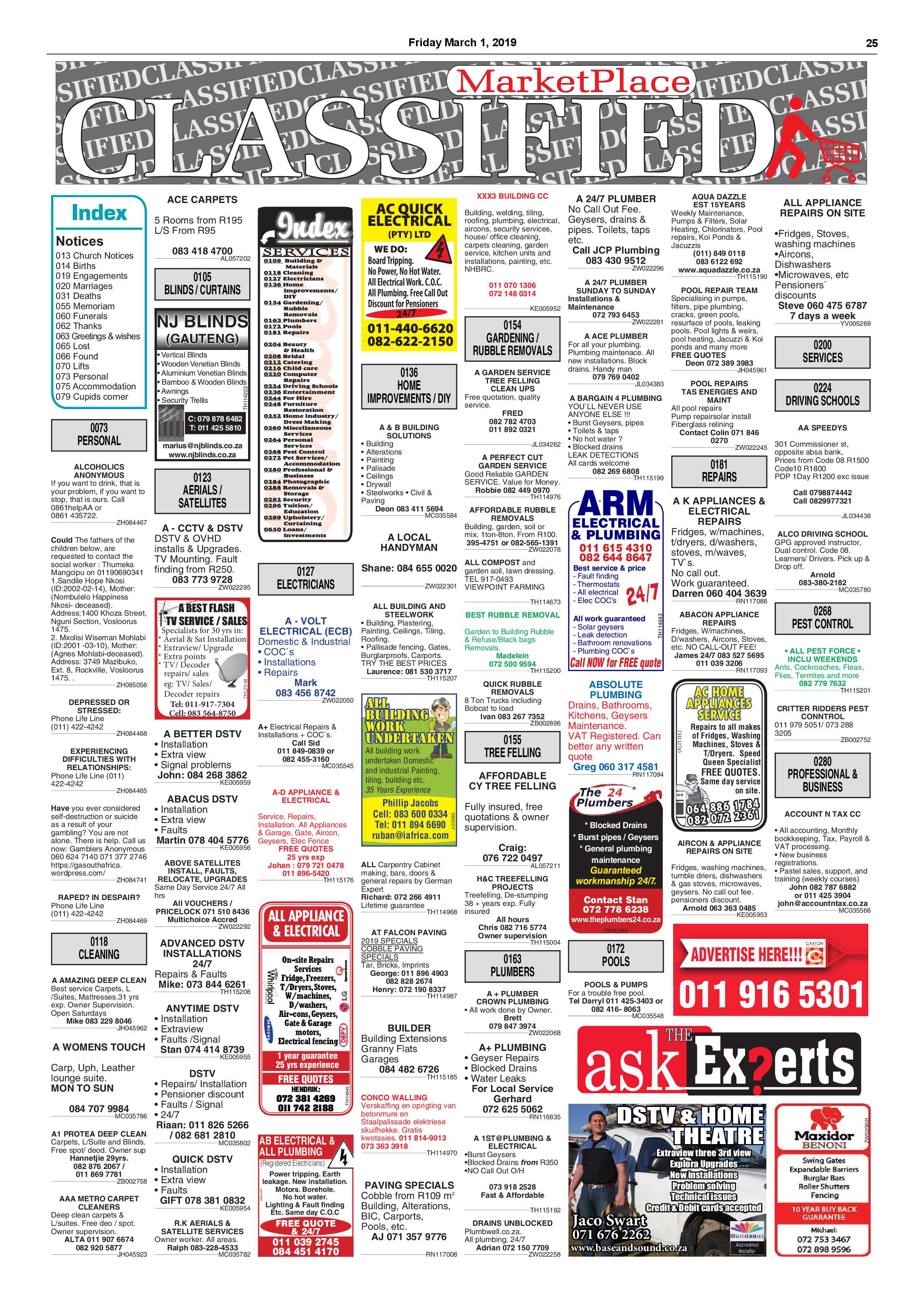 Boksburg Advertiser 26 February 2019 page 25