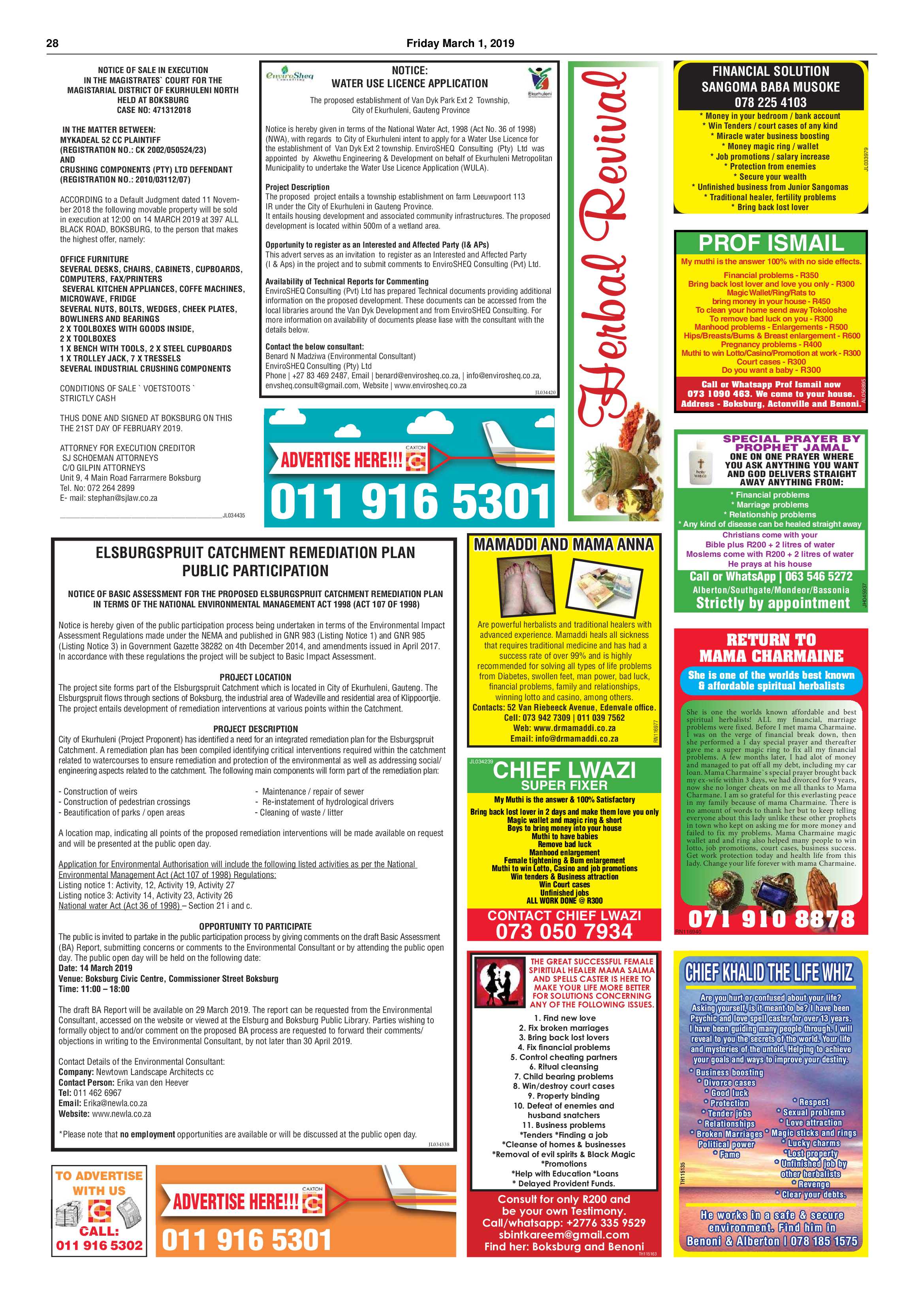 Boksburg Advertiser 26 February 2019 page 28