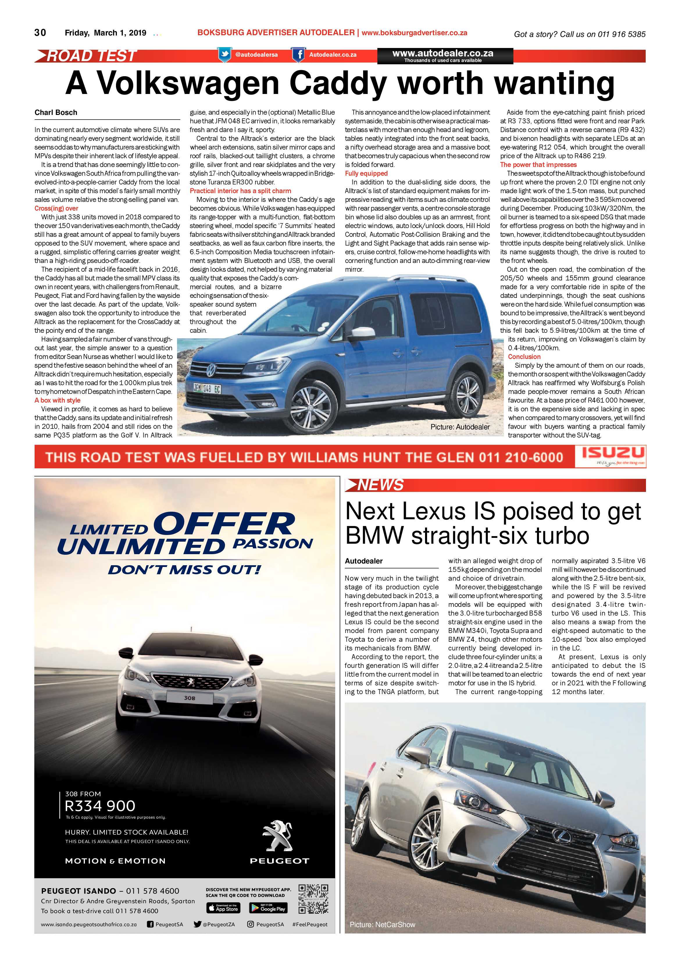 Boksburg Advertiser 26 February 2019 page 30