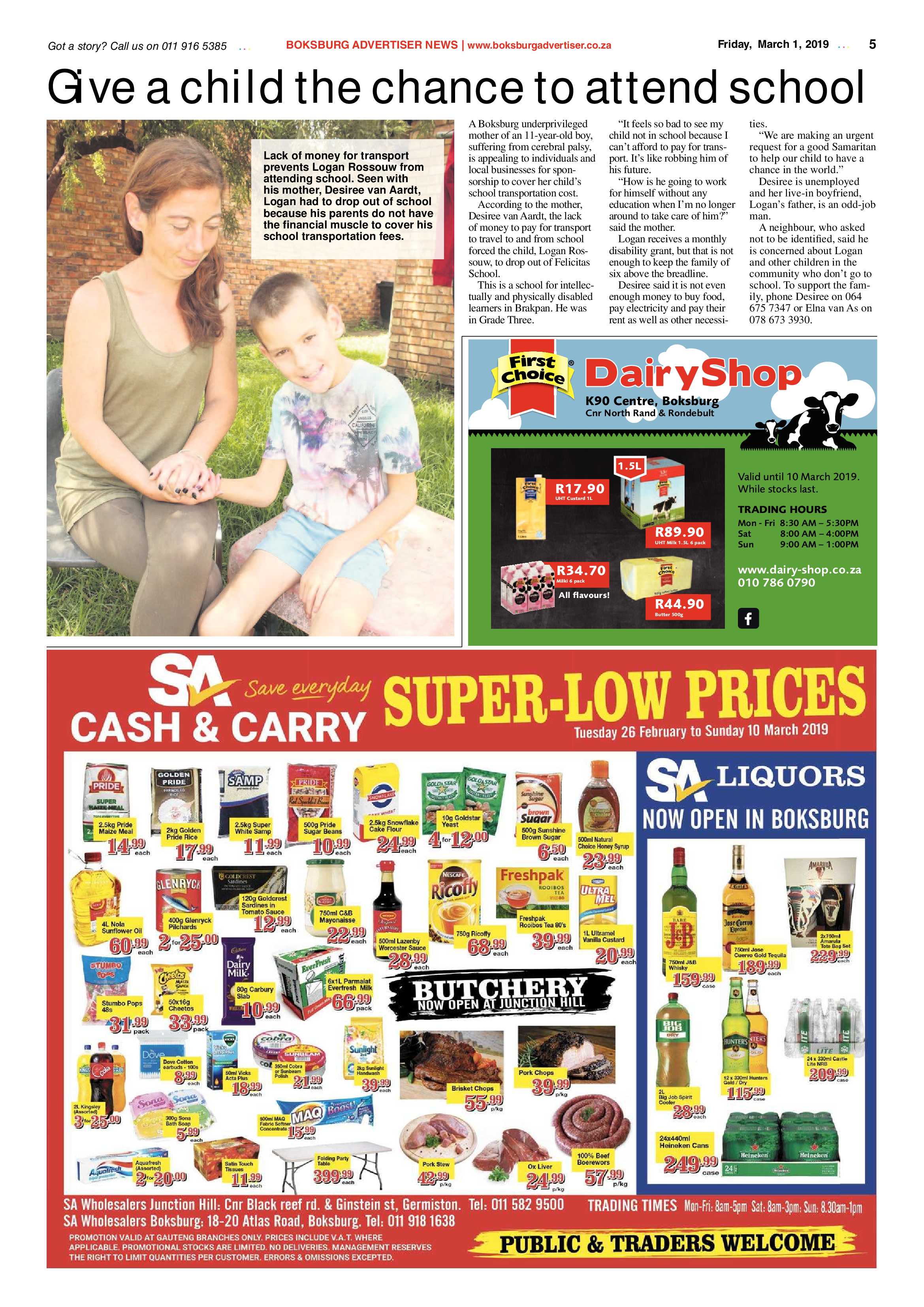 Boksburg Advertiser 26 February 2019 page 5