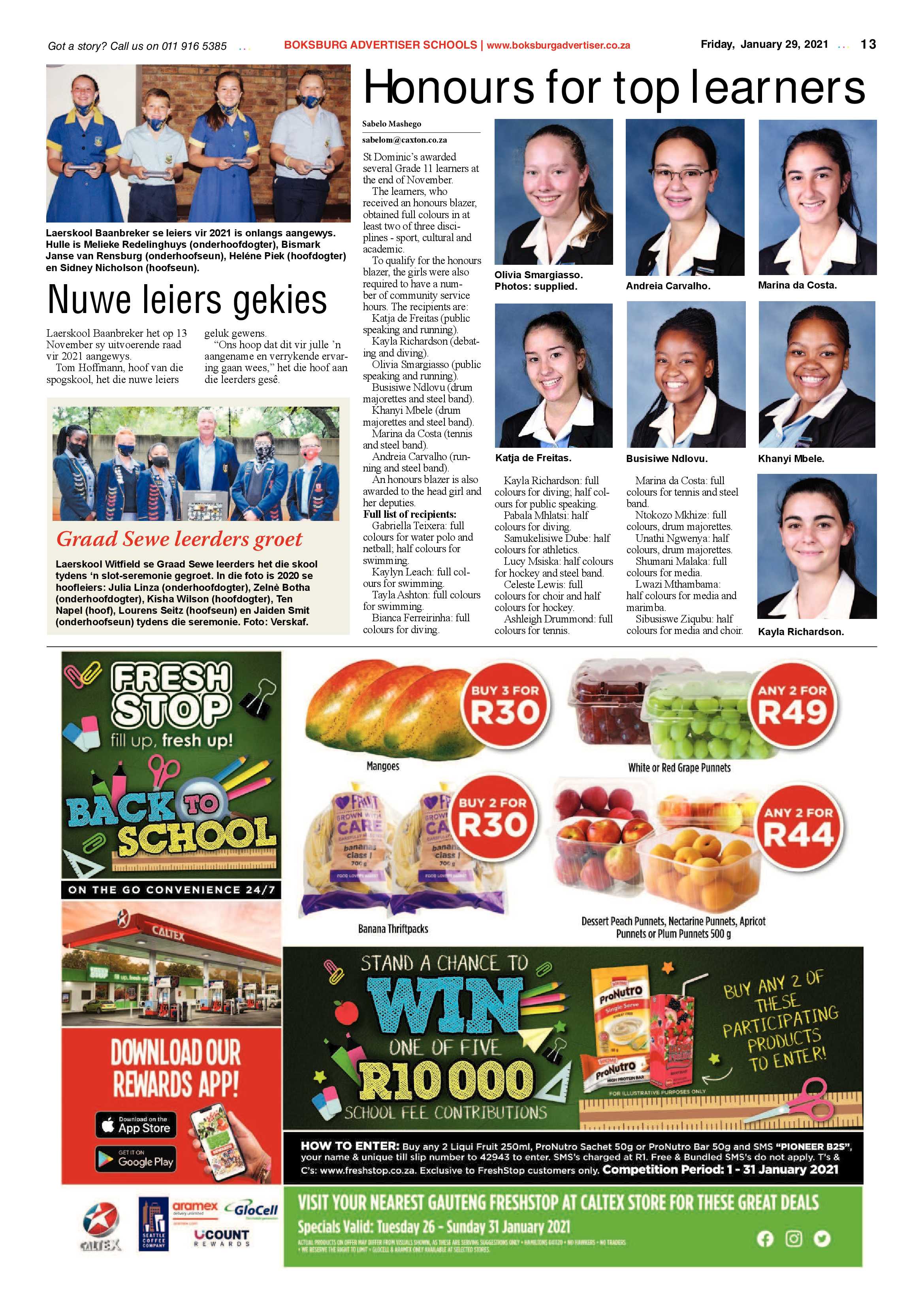 Boksburg Advertiser 26 January 2021 page 13