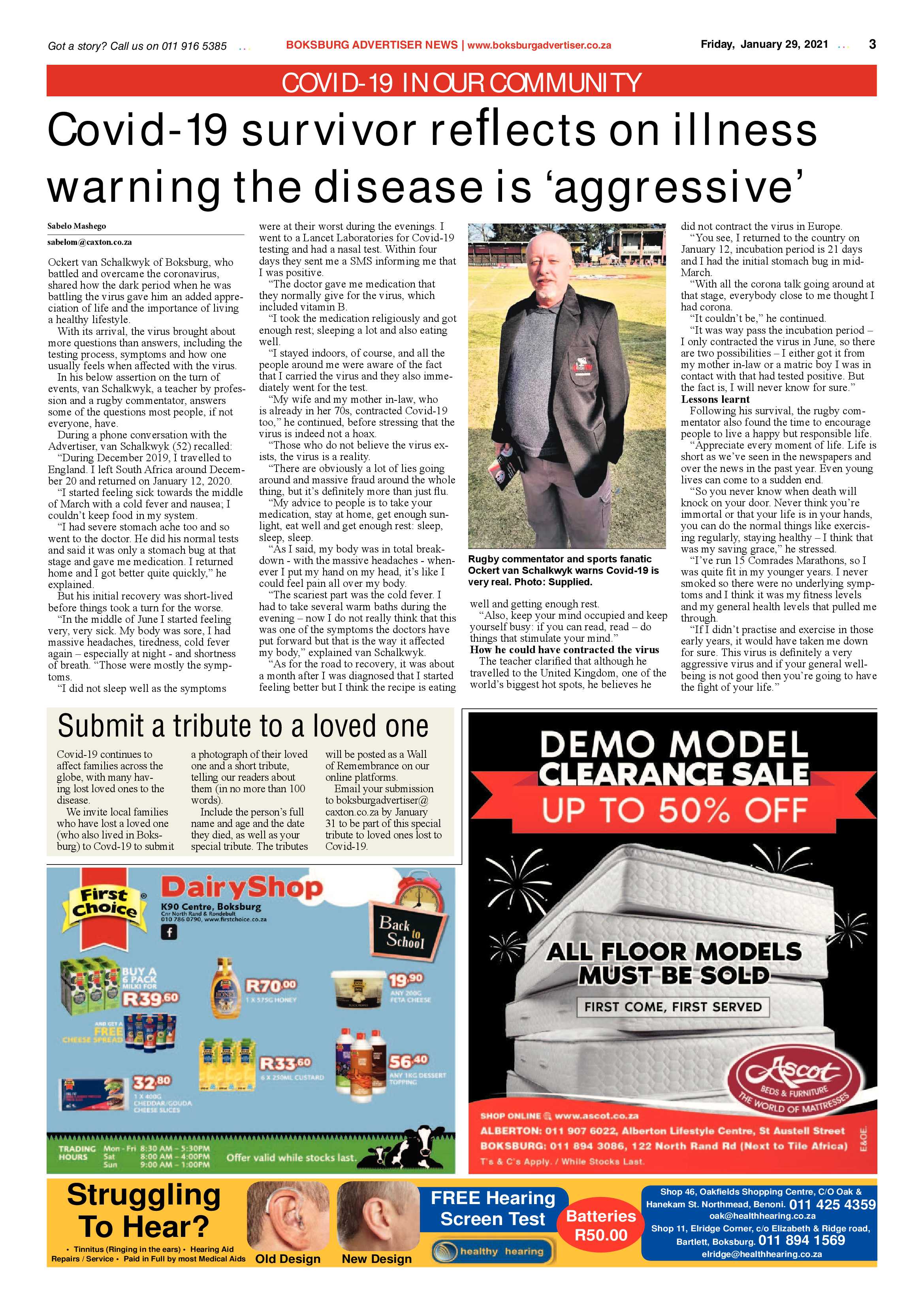 Boksburg Advertiser 26 January 2021 page 3