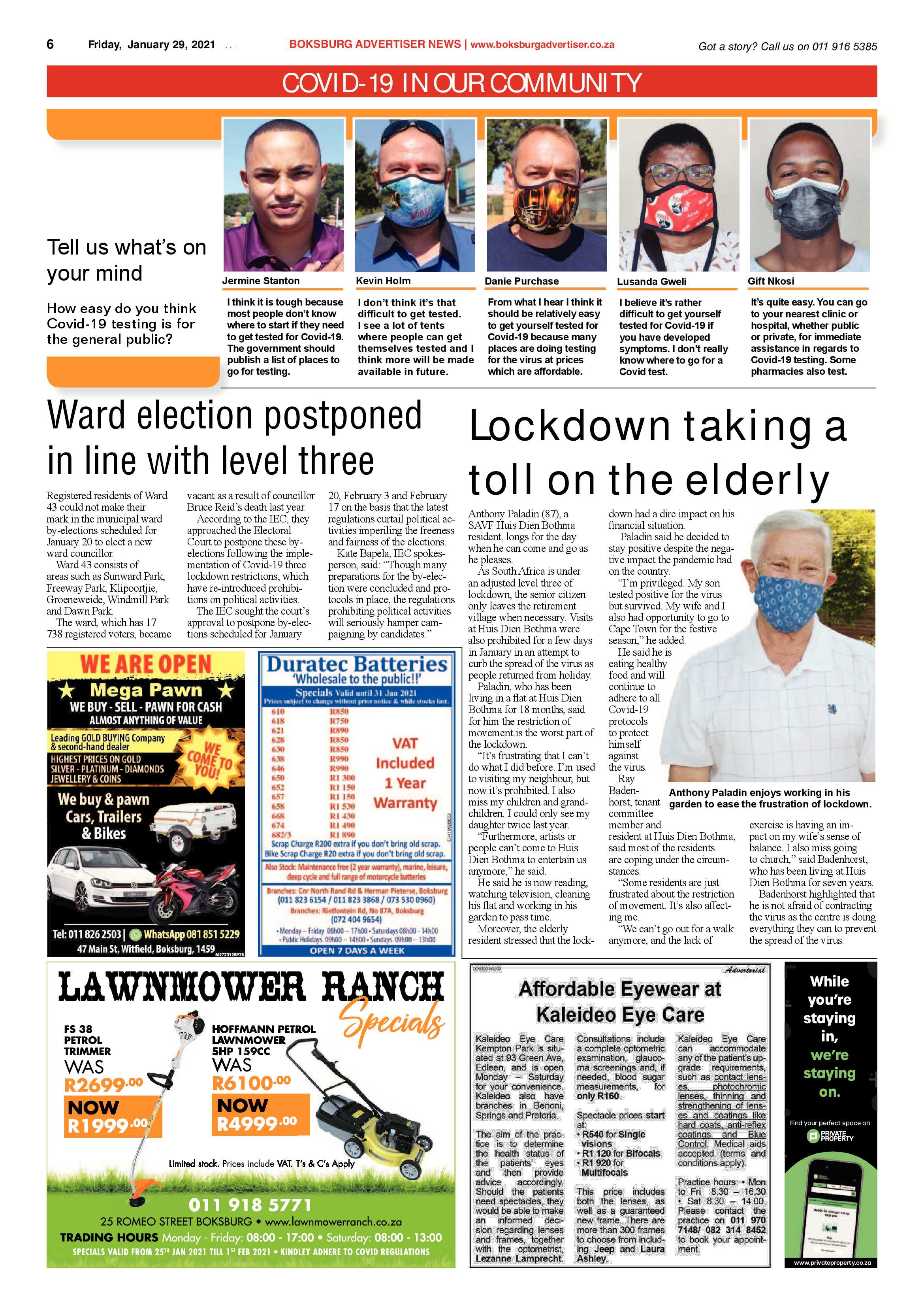 Boksburg Advertiser 26 January 2021 page 6