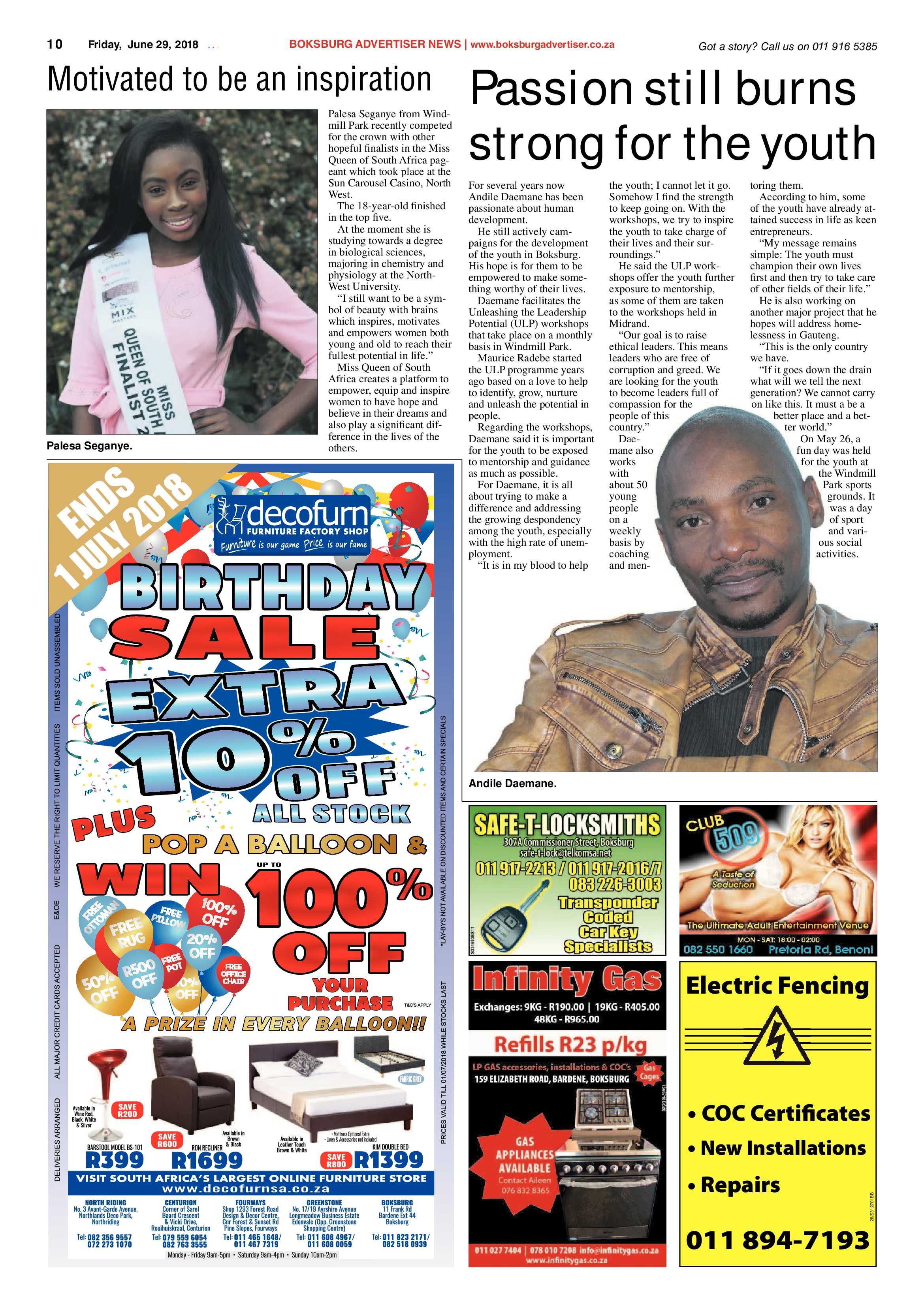 Boksburg Advertiser 26 June 2018 page 10