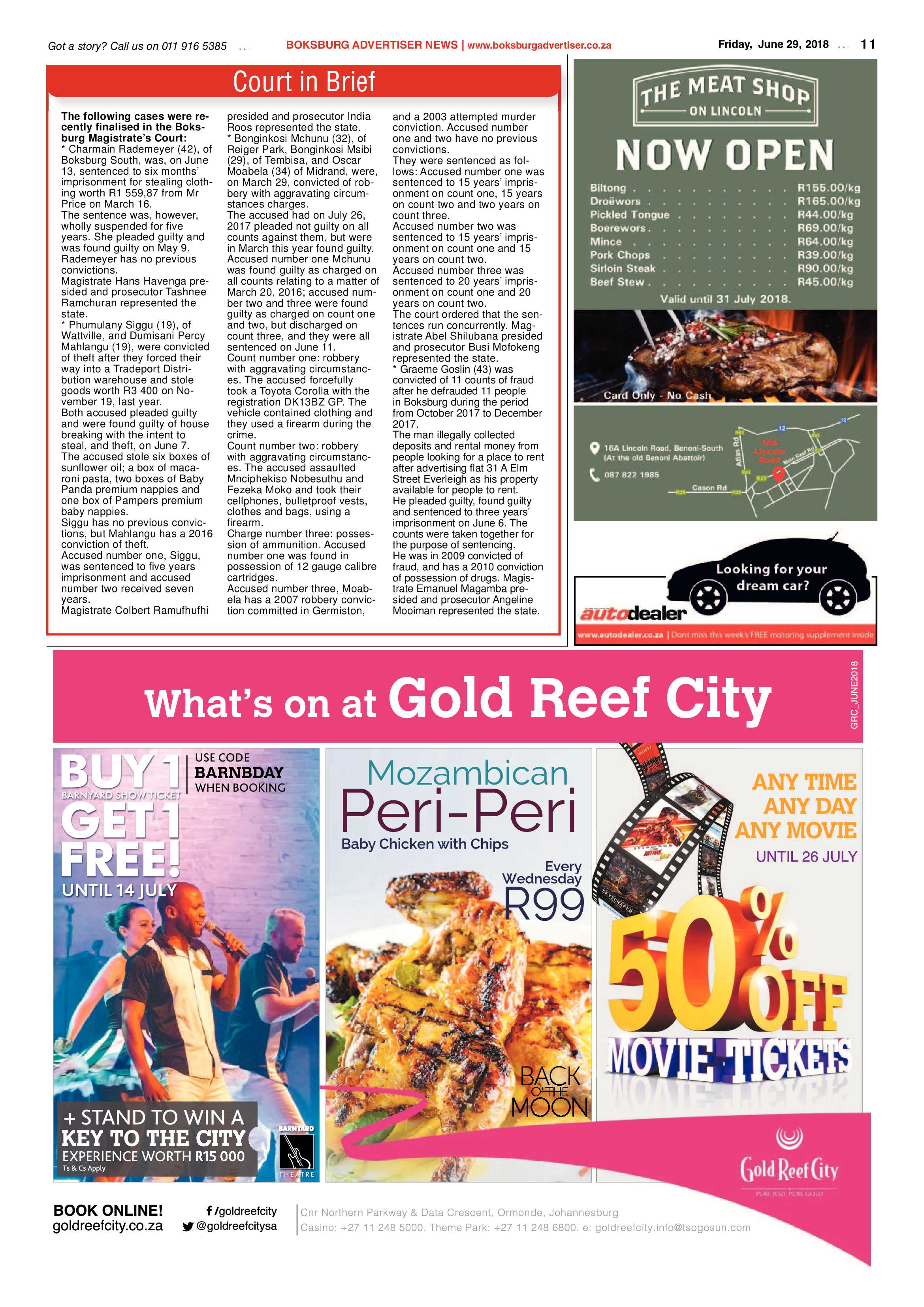 Boksburg Advertiser 26 June 2018 page 11