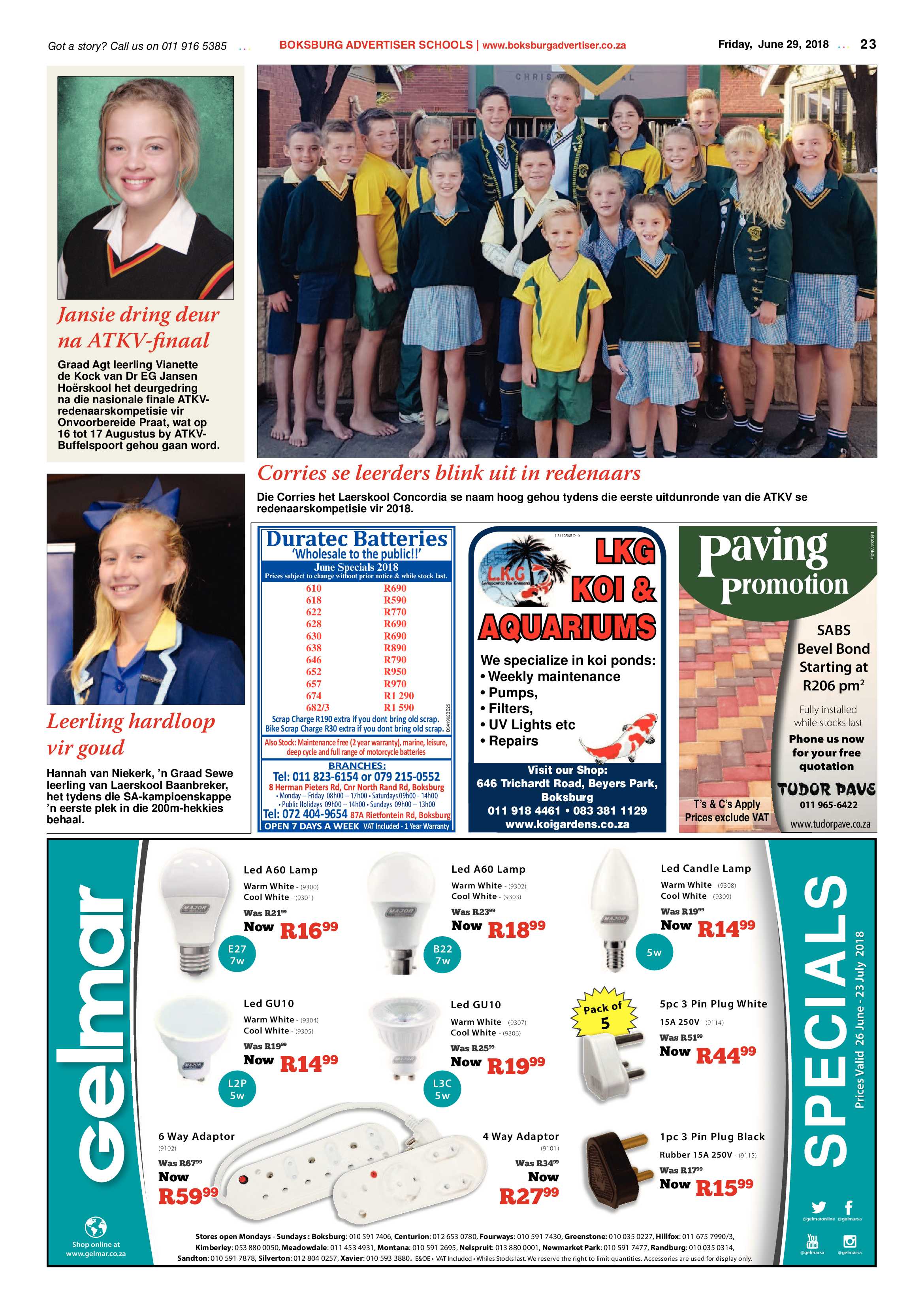Boksburg Advertiser 26 June 2018 page 23